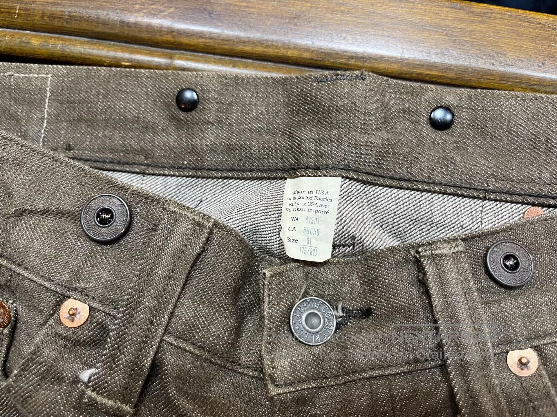 RRL Ralph Lauren stylish double rl denim pants for men. Size US 31 - 3 Thumbnail