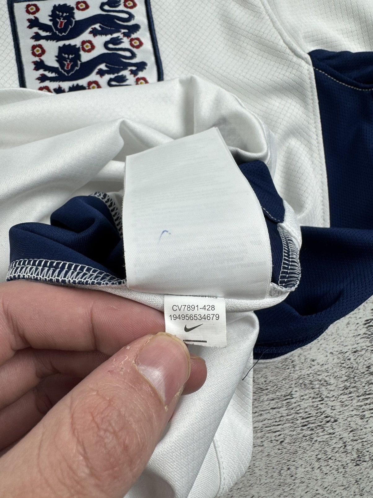 Nike England National 2020/2021 Jersey Blockcore T Shirt Tee Size US L / EU 52-54 / 3 - 12 Thumbnail