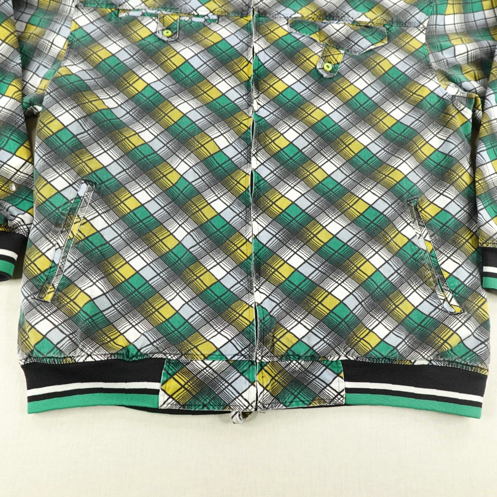 Vintage VINTAGE Celebrity By Design Jacket Mens 2XL Green Plaid Mid-Length Y2K Outdoor Size US XXL / EU 58 / 5 - 3 Thumbnail