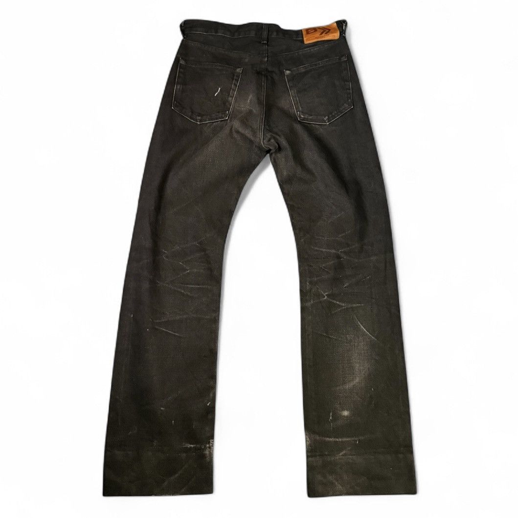 If Six Was Nine 🔥🇯🇵 Vintage Black Fade Distressed Denim Boycott Selvedge Size US 30 / EU 46 - 1 Thumbnail