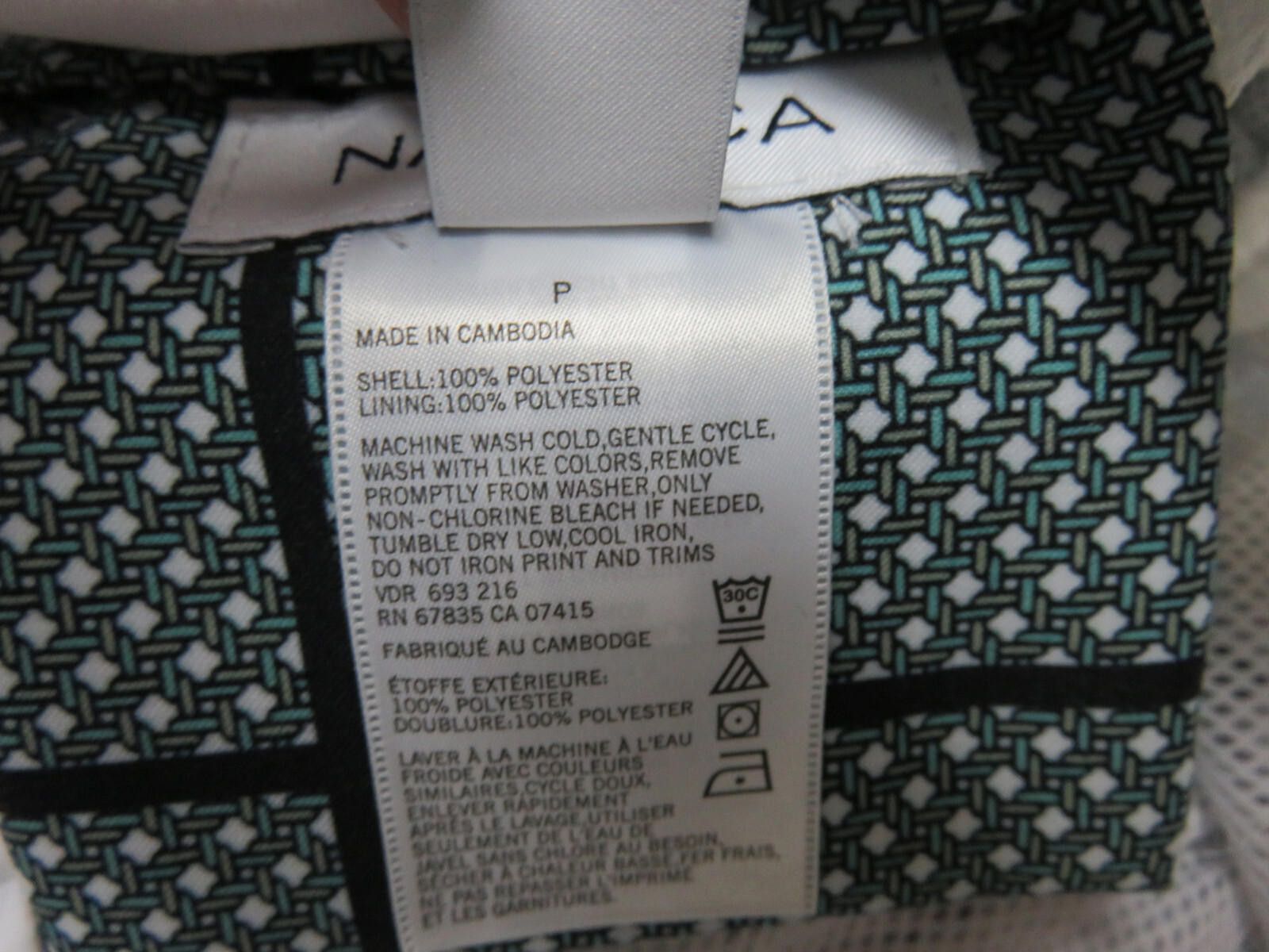 Nautica Nautica Men's Swim Trunks Board Shorts Green L Size US 34 / EU 50 - 6 Thumbnail