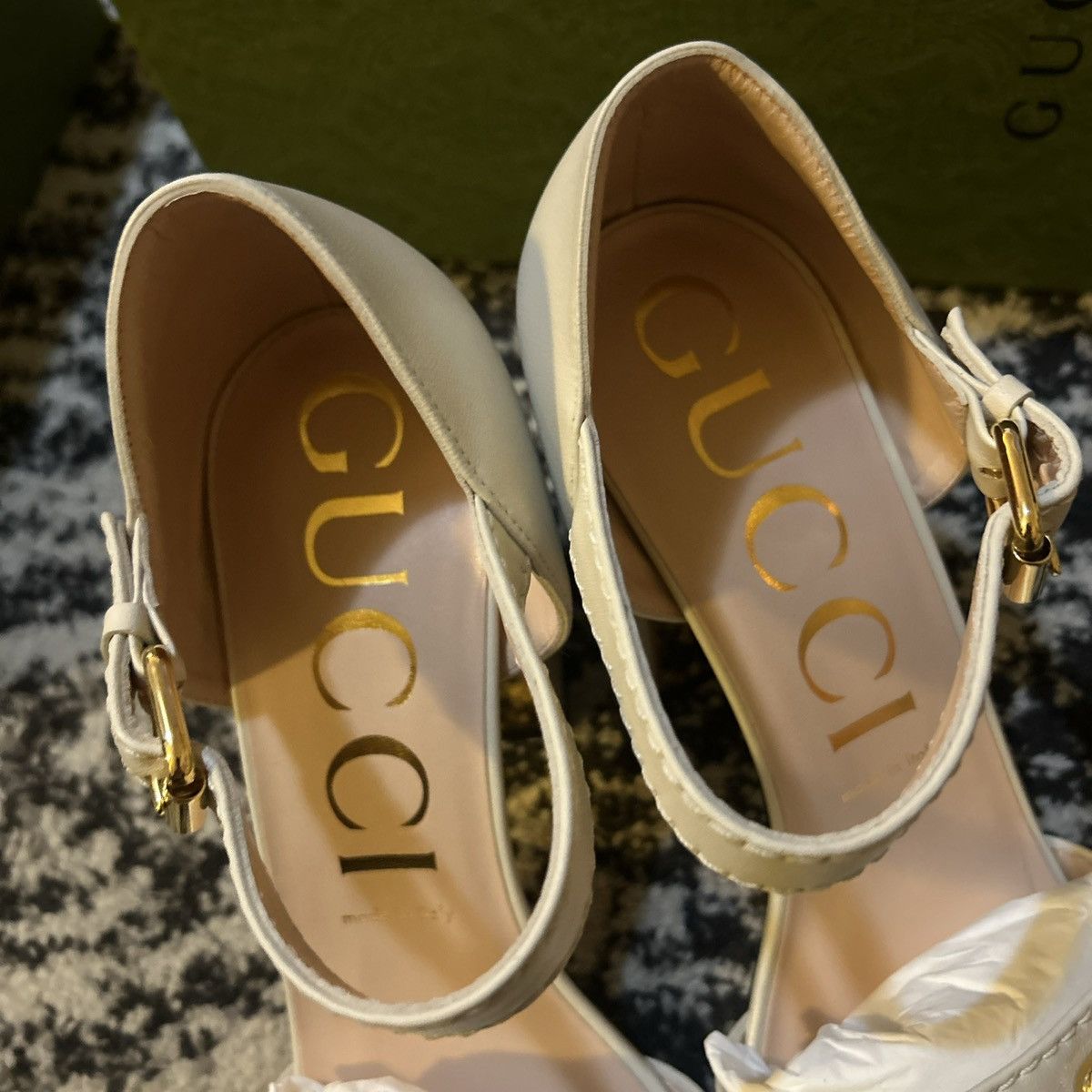 Gucci Gucci Horsebit Block Heel Sandals size 41 Size US 11 / IT 41 - 5 Thumbnail