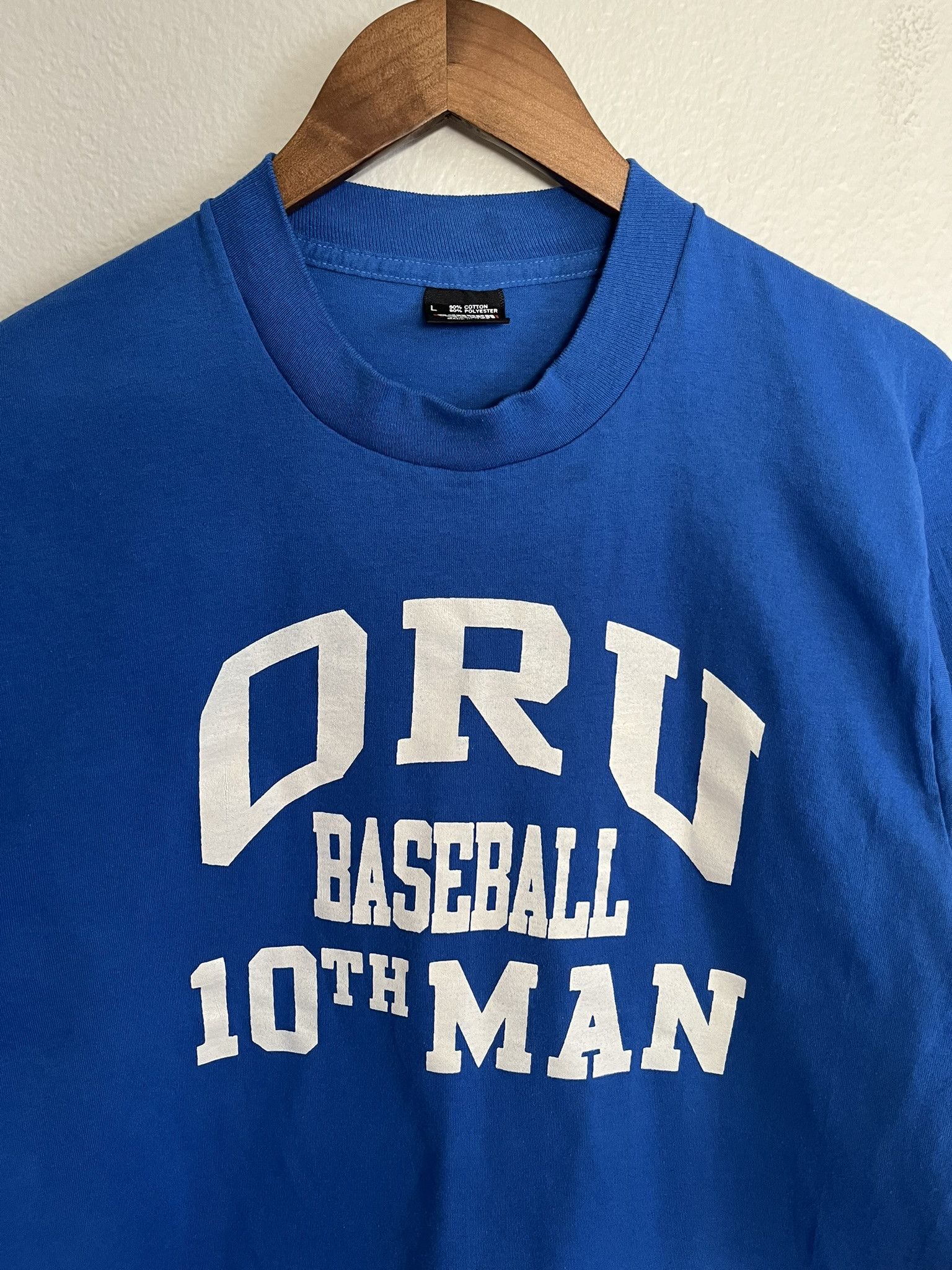 Other Vintage ORU Baseball Crewneck Tee Size US L / EU 52-54 / 3 - 3 Thumbnail