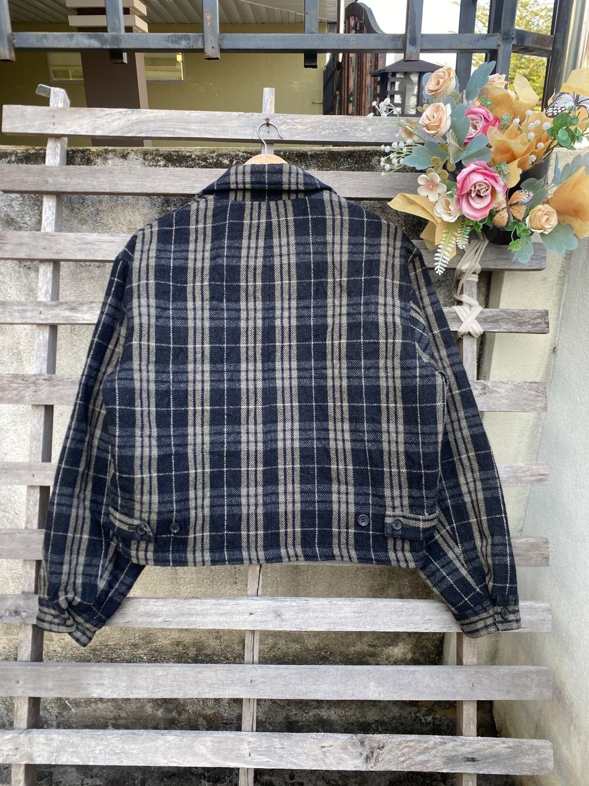 PPFM Vintage PPFM Wool Cropped Jacket Size US L / EU 52-54 / 3 - 6 Thumbnail