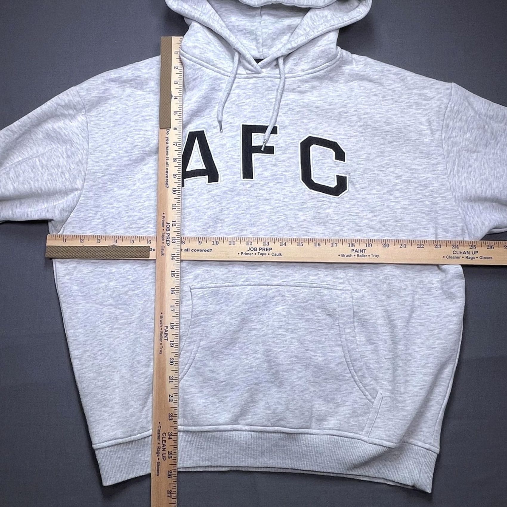 Vintage Arsenal Hoodie Mens XL Gray AFC Letter Graphic Fleece Pullover Soccer Size US XL / EU 56 / 4 - 4 Thumbnail