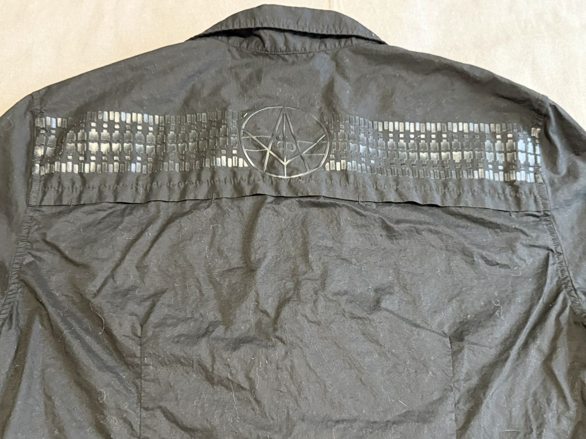 Affliction Affliction Black Premium Button Up Shirt Goth Back Pattern Size US XL / EU 56 / 4 - 7 Thumbnail