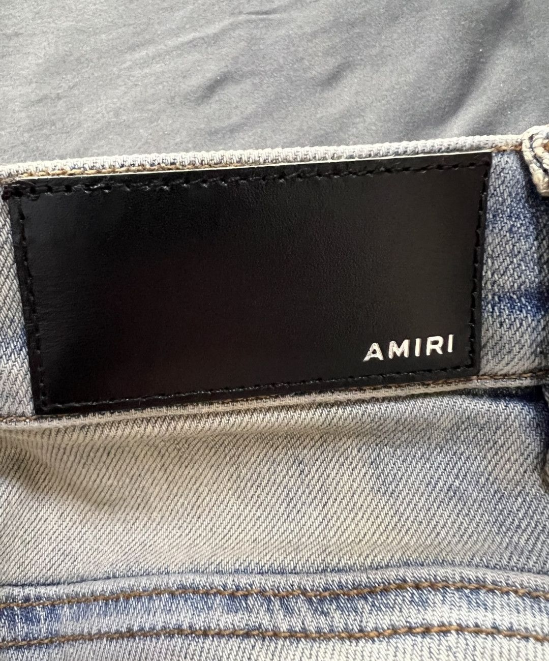 Amiri Amiri 17ss OG Cashew flower patchwork blue jeans-2506 Size US 29 - 3 Thumbnail