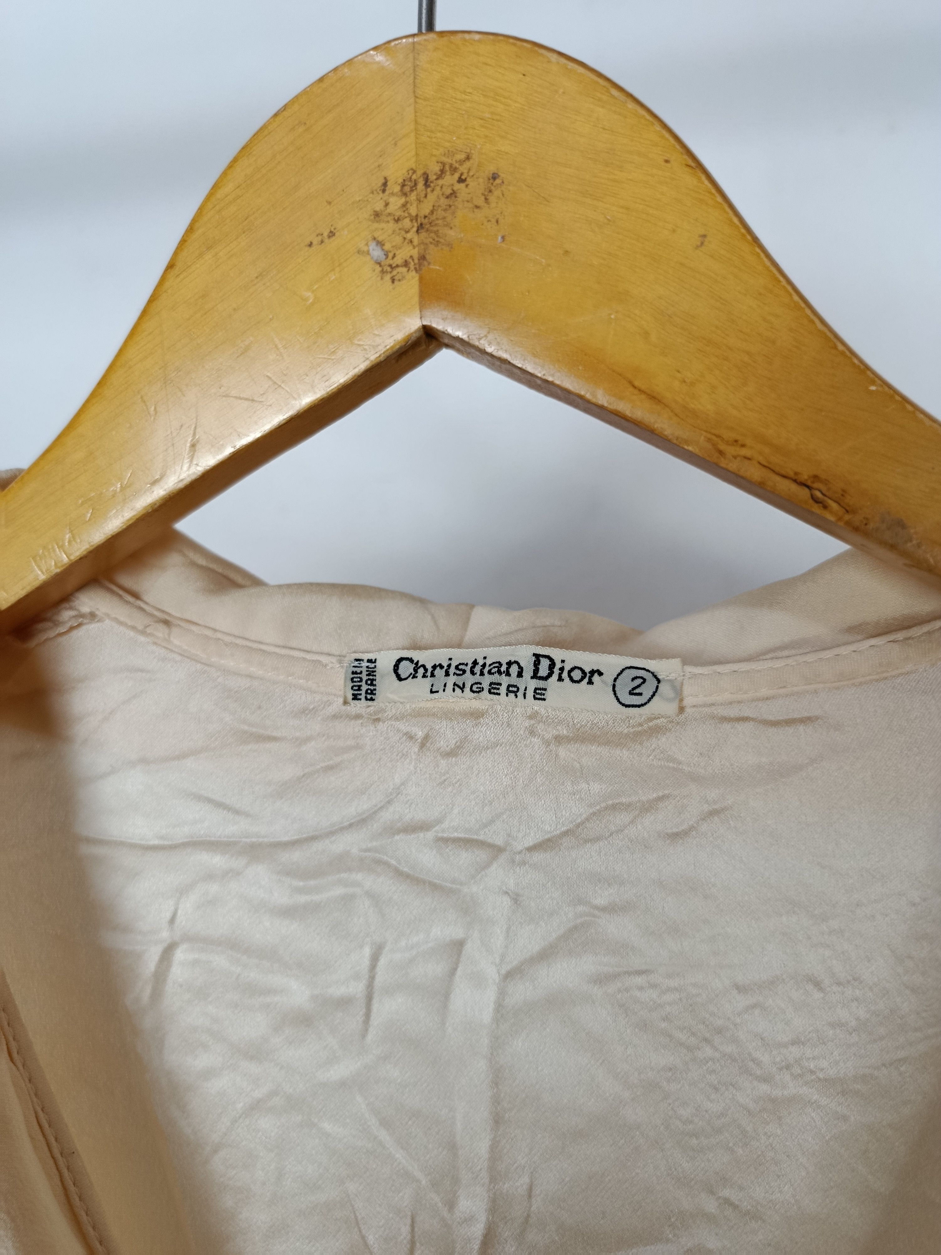Dior Vintage Christian Dior Lingerie 70-80s Silk Women Size XS / US 0-2 / IT 36-38 - 3 Thumbnail