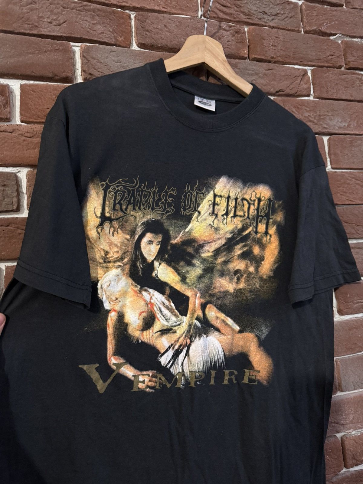 Band Tees 90s Cradle Of Filth Vempire Metal Band Tshirt Vintage Rare Size US M / EU 48-50 / 2 - 4 Thumbnail