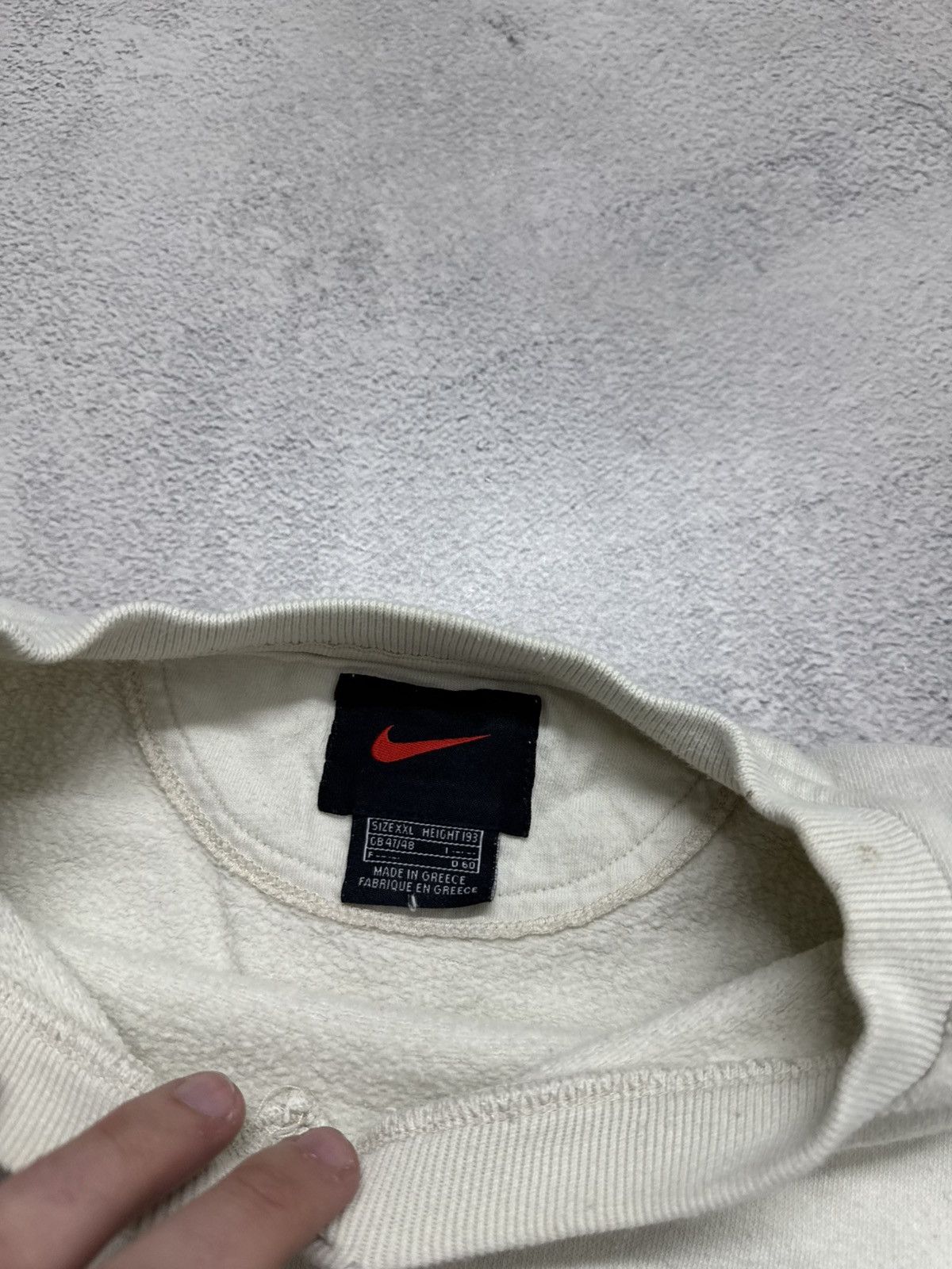 Nike Vintage Y2k Nike Mini Swoosh Sweatshirt 90’s Size US XXL / EU 58 / 5 - 8 Thumbnail