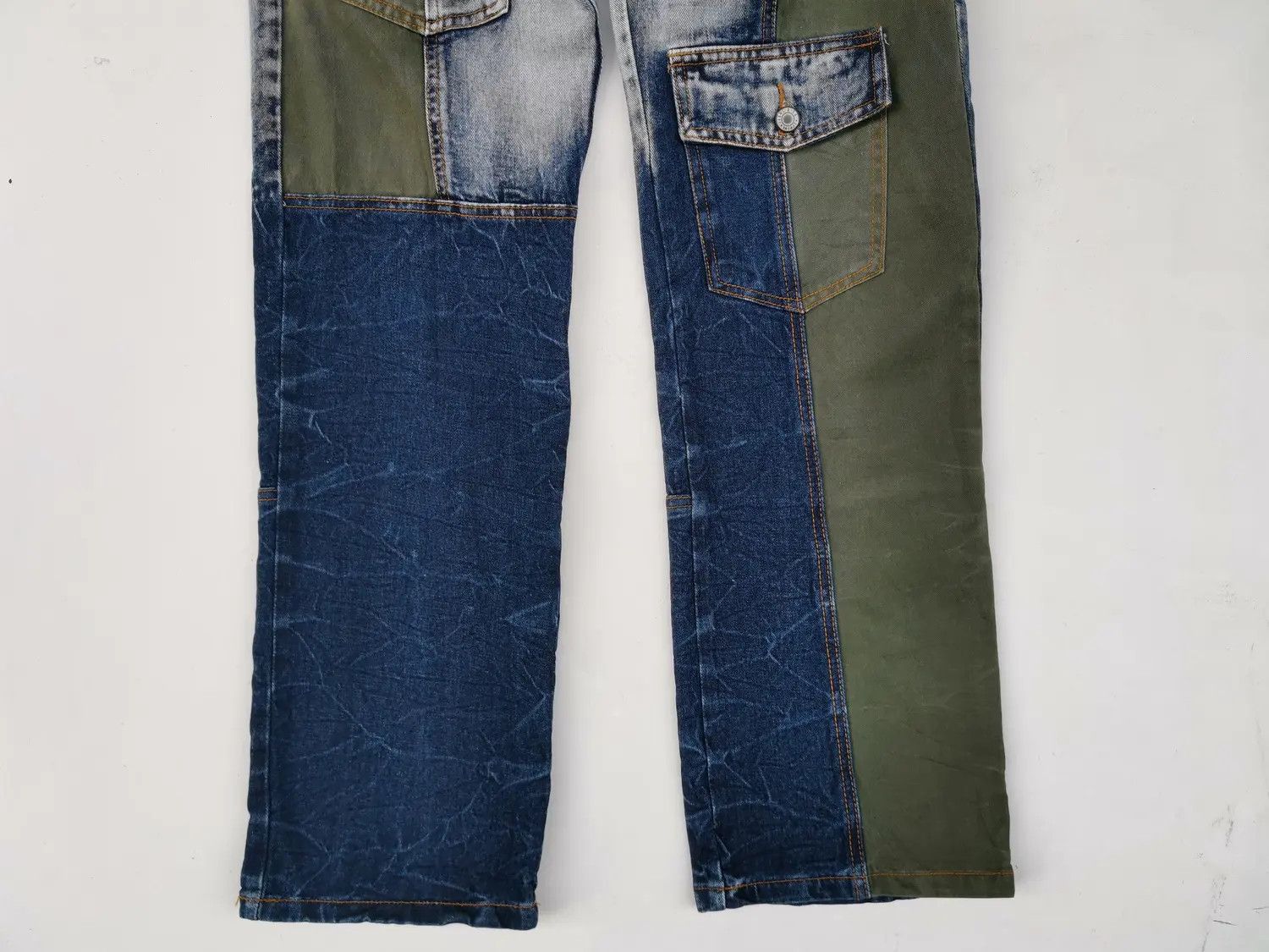 Japanese Brand Rare!!! Guwawa Jeans Tactical Cargo Multipocket Pants Size US 28 / EU 44 - 10 Thumbnail