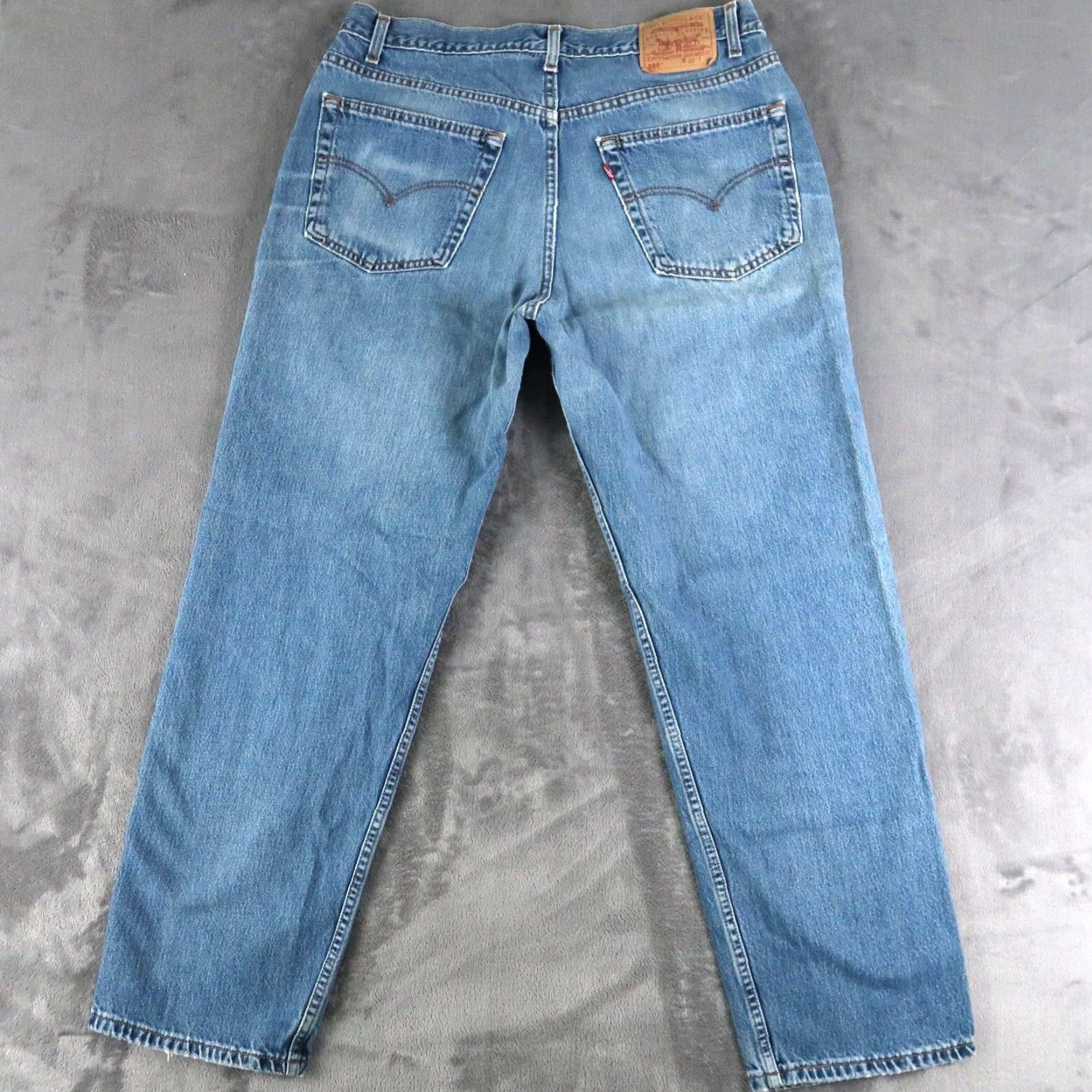 Levi's VINTAGE Levi's 550 Jeans Men 38x32 Denim Blue 90s Relaxed Fit 5-Pocket Canada Mens Size US 38 / EU 54 - 2 Thumbnail