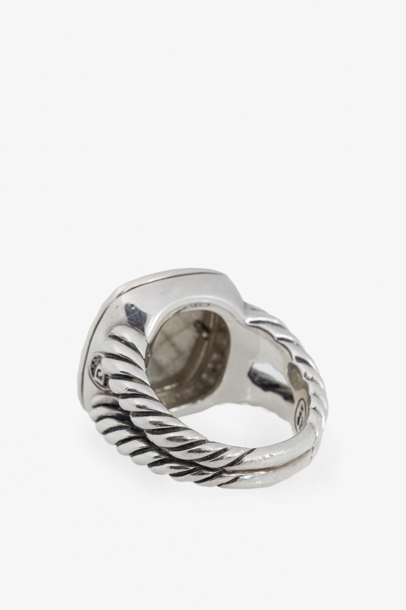 David Yurman David Yurman Albion 18k Gold & Sterling Silver Diamond Ring Size ONE SIZE - 4 Thumbnail