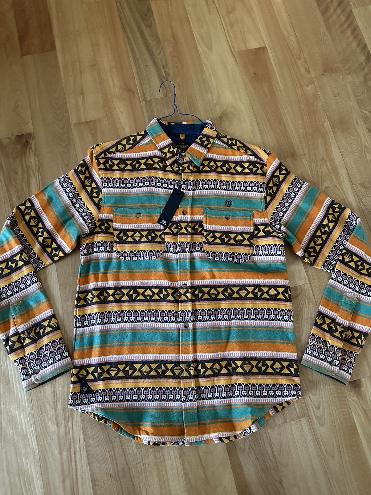 10 Deep 10 Deep Aztec Button Up Size US L / EU 52-54 / 3 - 1 Thumbnail