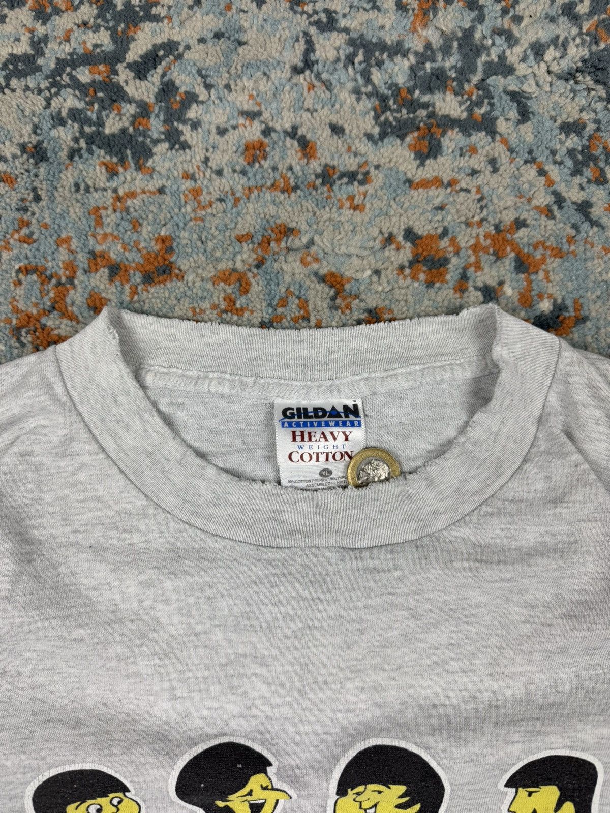 Band Tees × Vintage Vintage 1997 The Beatles cartoon style graphic band tee Size US XL / EU 56 / 4 - 13 Thumbnail