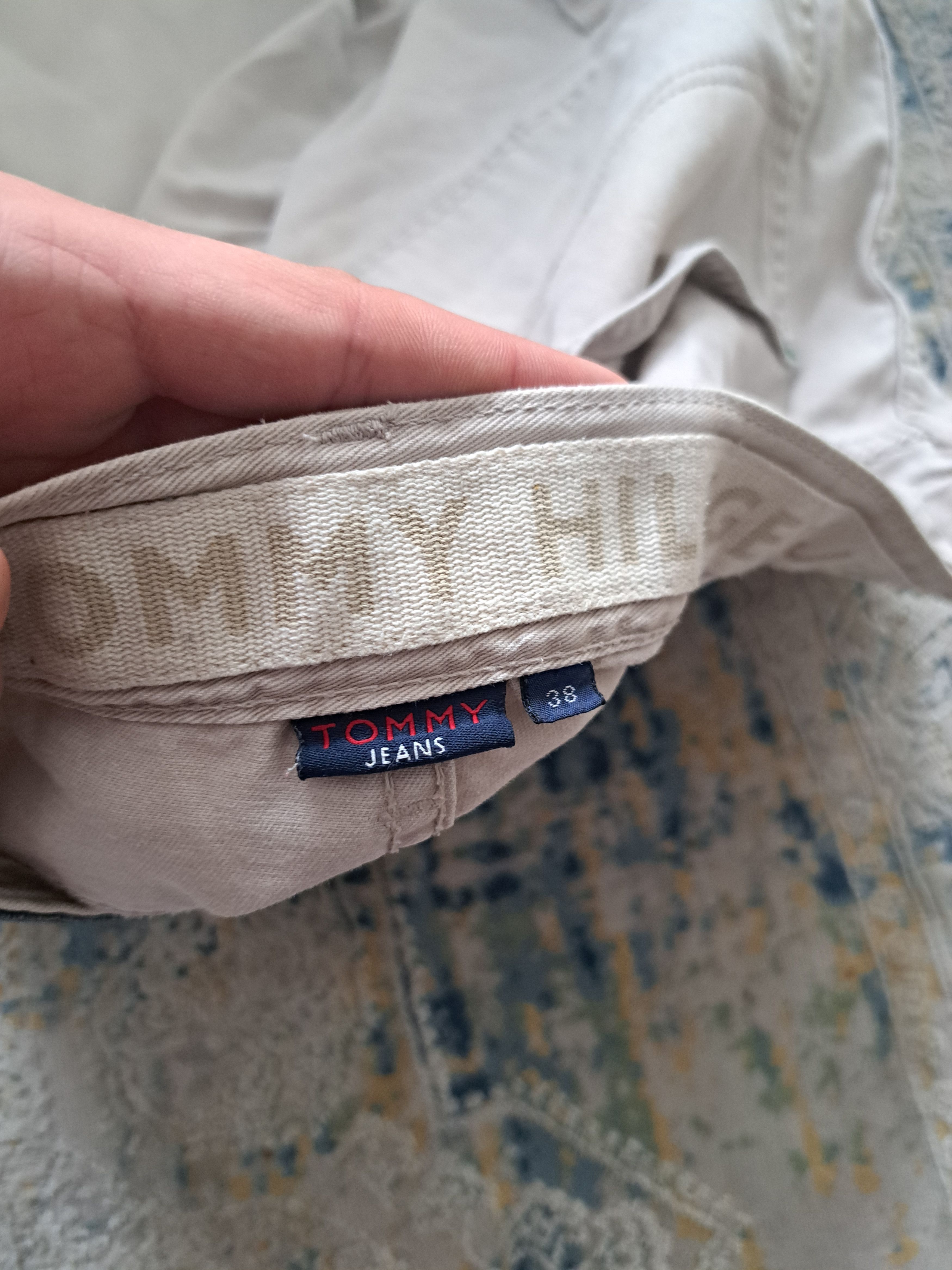 Tommy Hilfiger VTG 90s Tommy Hilfiger Cargo Shorts Jorts Baggy Rap Hip Hop Size US 36 / EU 52 - 12 Thumbnail