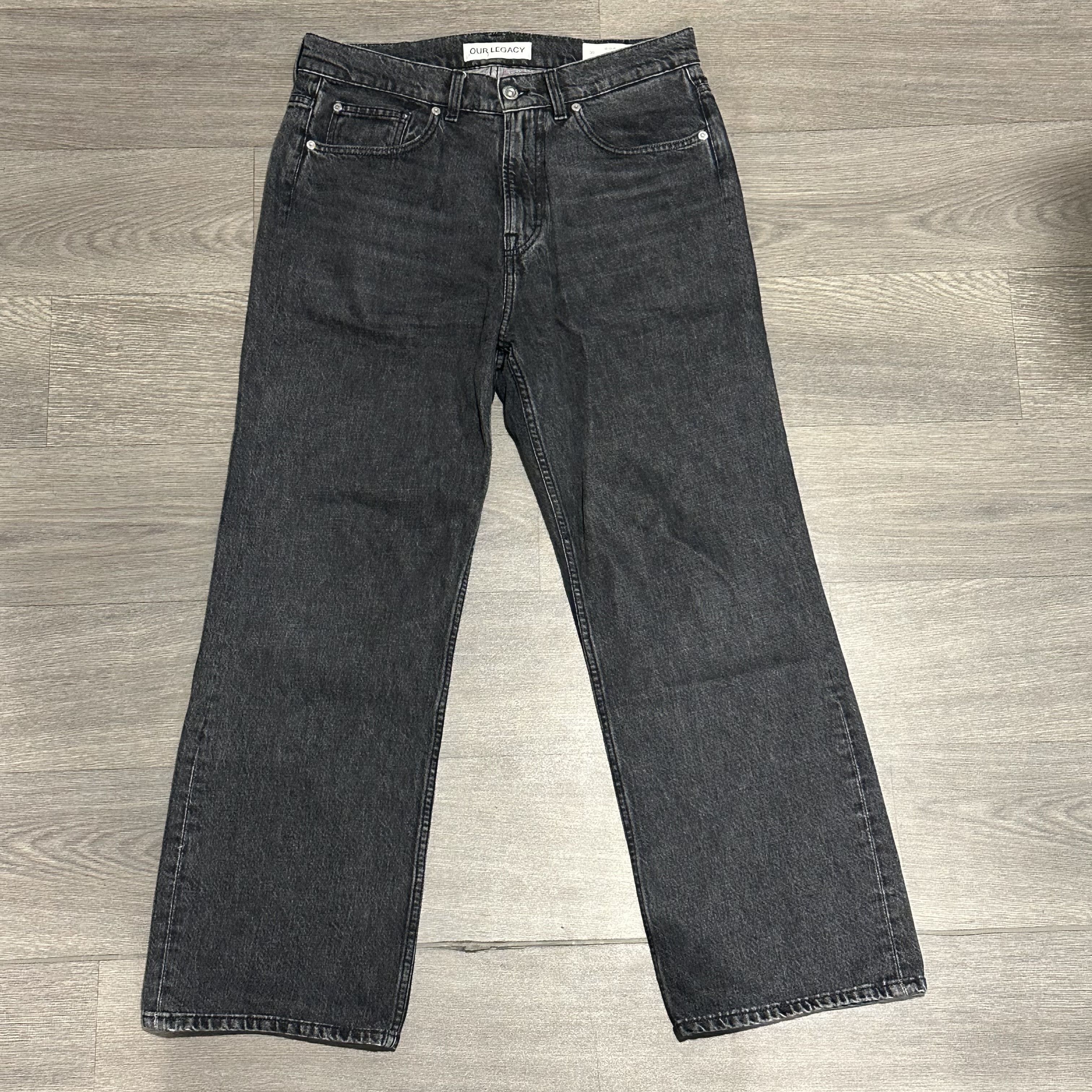 Our Legacy Third Cut Denim - Attic Carbon Wash Canvas | Grailed