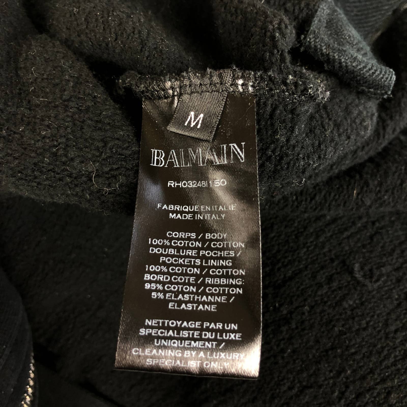 Balmain Balmain Dengerous Logo Biker Hoodie Size US M / EU 48-50 / 2 - 11 Thumbnail