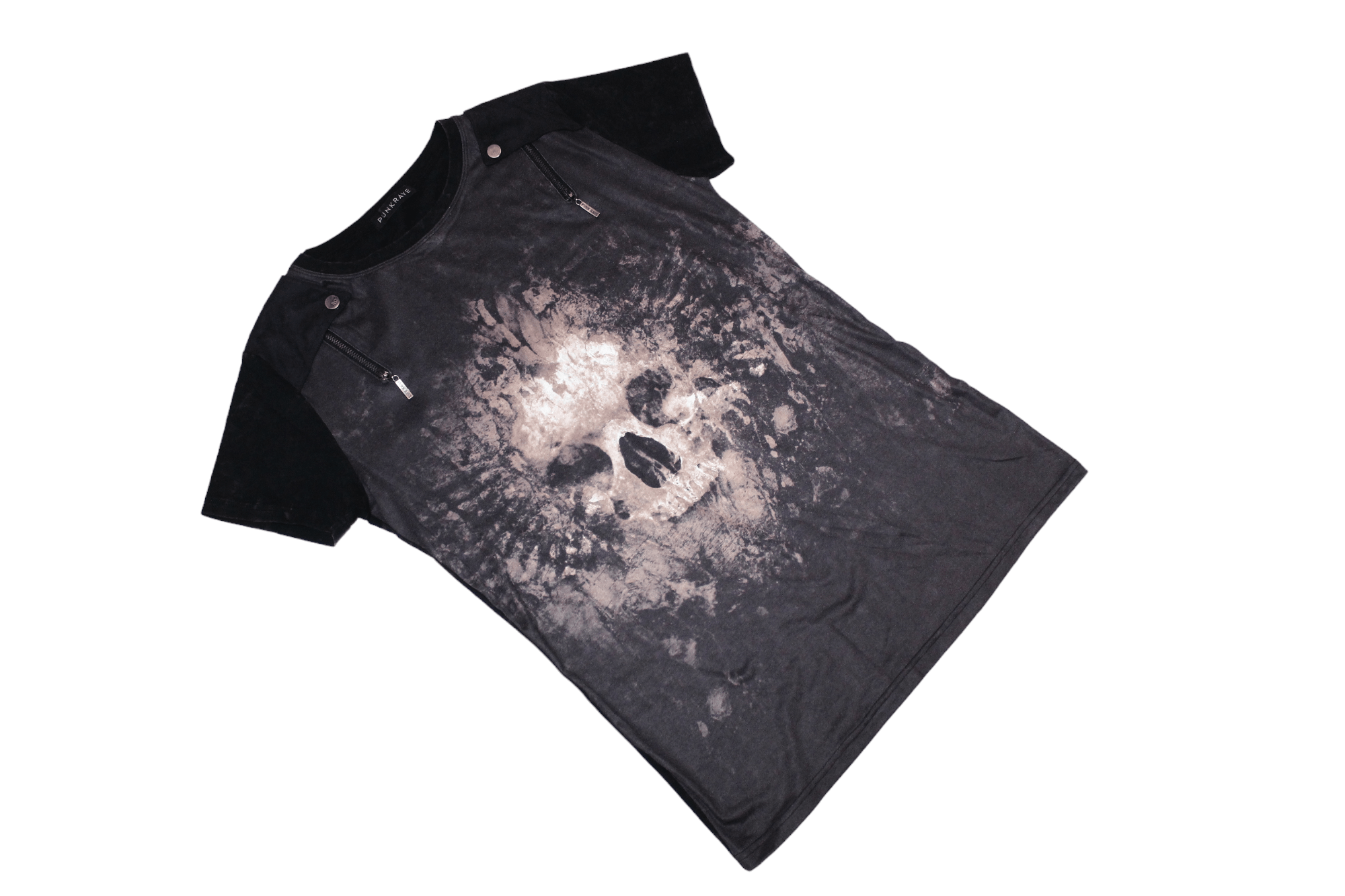 14th Addiction Y2K💥 Seditionaries PUNKRAVE skull art zipper t-shirt Size US M / EU 48-50 / 2 - 2 Thumbnail