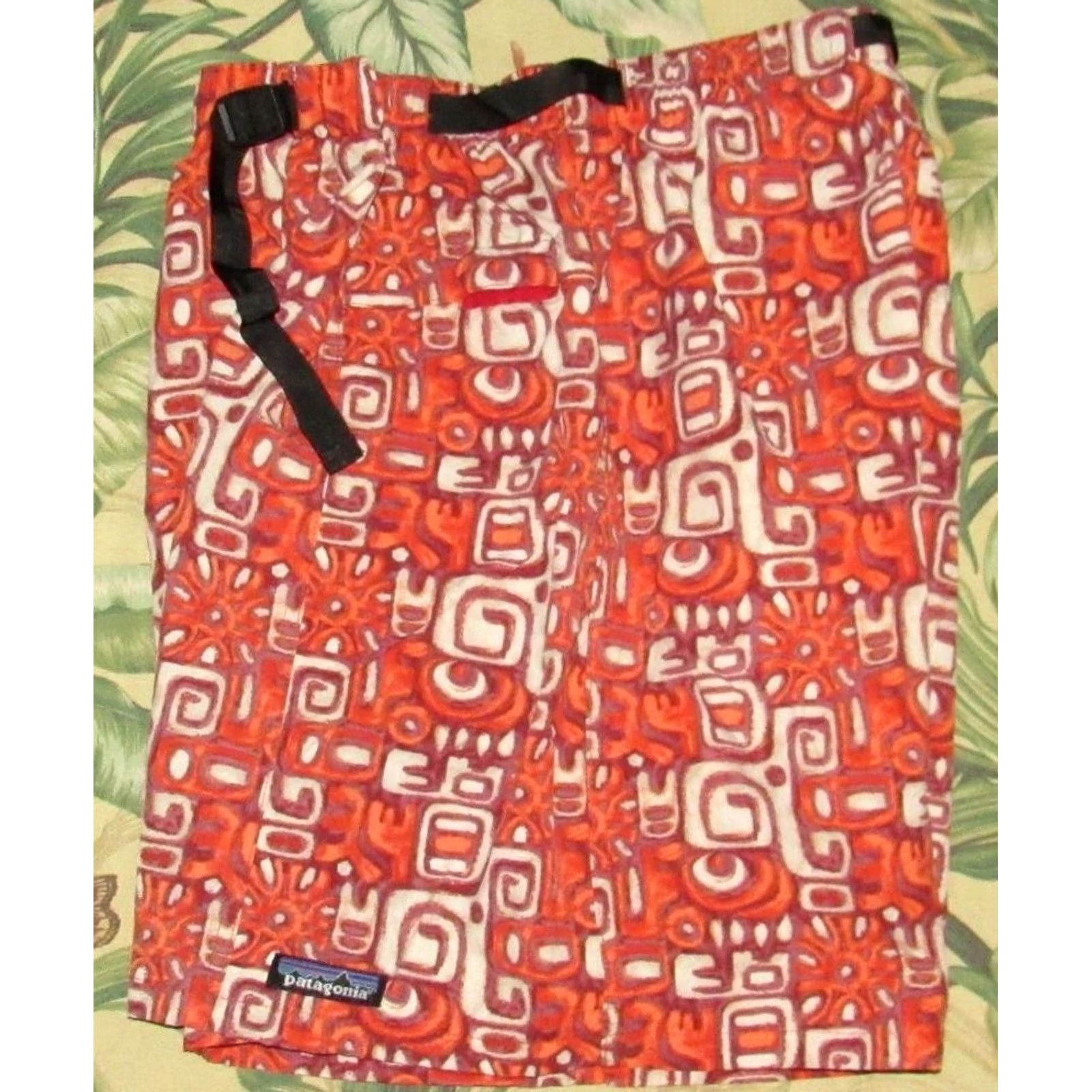Patagonia Vtg 2001 PATAGONIA Tribal 5" Lined River Shorts Baggies Large Shirt Mens XS? Size US 33 - 2 Thumbnail