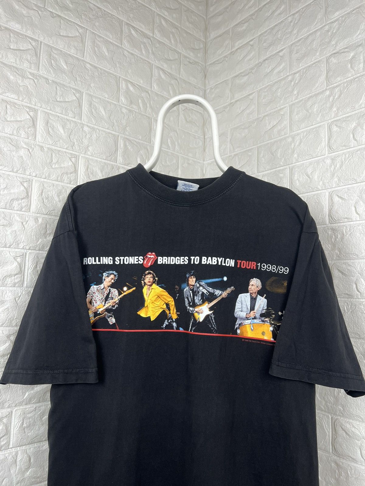 Band Tees × The Rolling Stones × Vintage VINTAGE 1998/99 THE ROLLING STONES BRIDGES TO BABYLON TOUR Size US XL / EU 56 / 4 - 3 Thumbnail