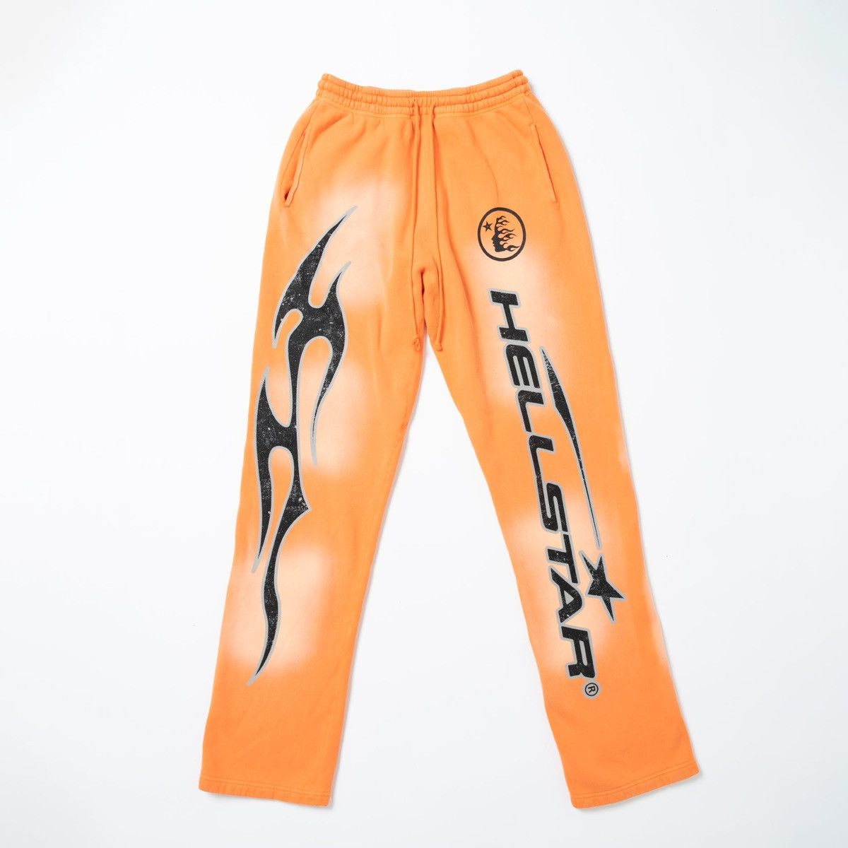 HELLSTAR Hellstar Fire Orange Sweatpants | Grailed