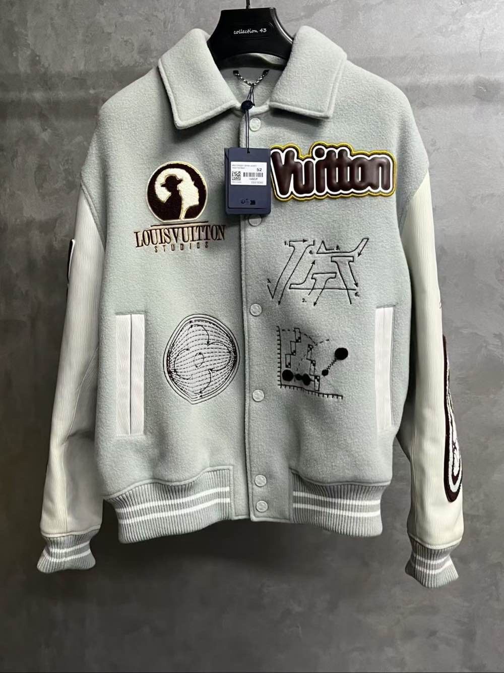 Louis Vuitton Louis Vuitton Craggy Patch Varsity Bomber Jacket Size 52 Size US L / EU 52-54 / 3 - 1 Thumbnail