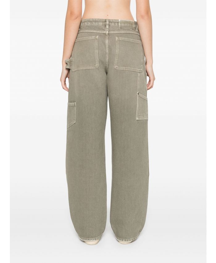 Golden Goose o1s22i1n1224 Marley Painter Jeans in Khaki Size 28" / US 6 / IT 42 - 4 Thumbnail