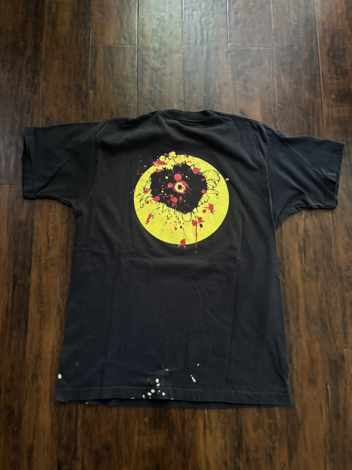 Vintage vintage faded grunge headshot smiley face tee Size US L / EU 52-54 / 3 - 4 Thumbnail