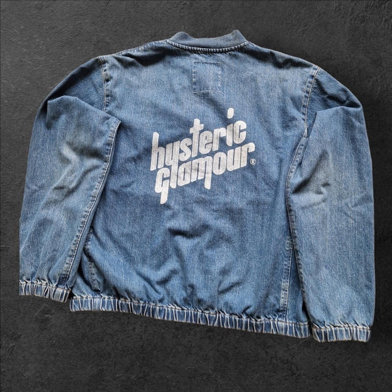 Hysteric Glamour Mens vintage hysteric glamour denim bomber jacket Size US XL / EU 56 / 4 - 2 Thumbnail