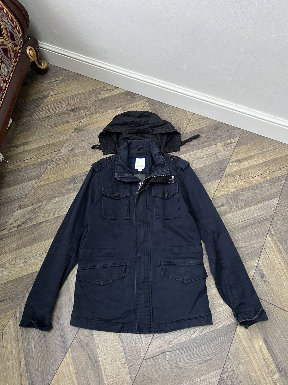 Diesel × Vintage Vintage Diesel Archival Navy Jacket Size US M / EU 48-50 / 2 - 3 Thumbnail