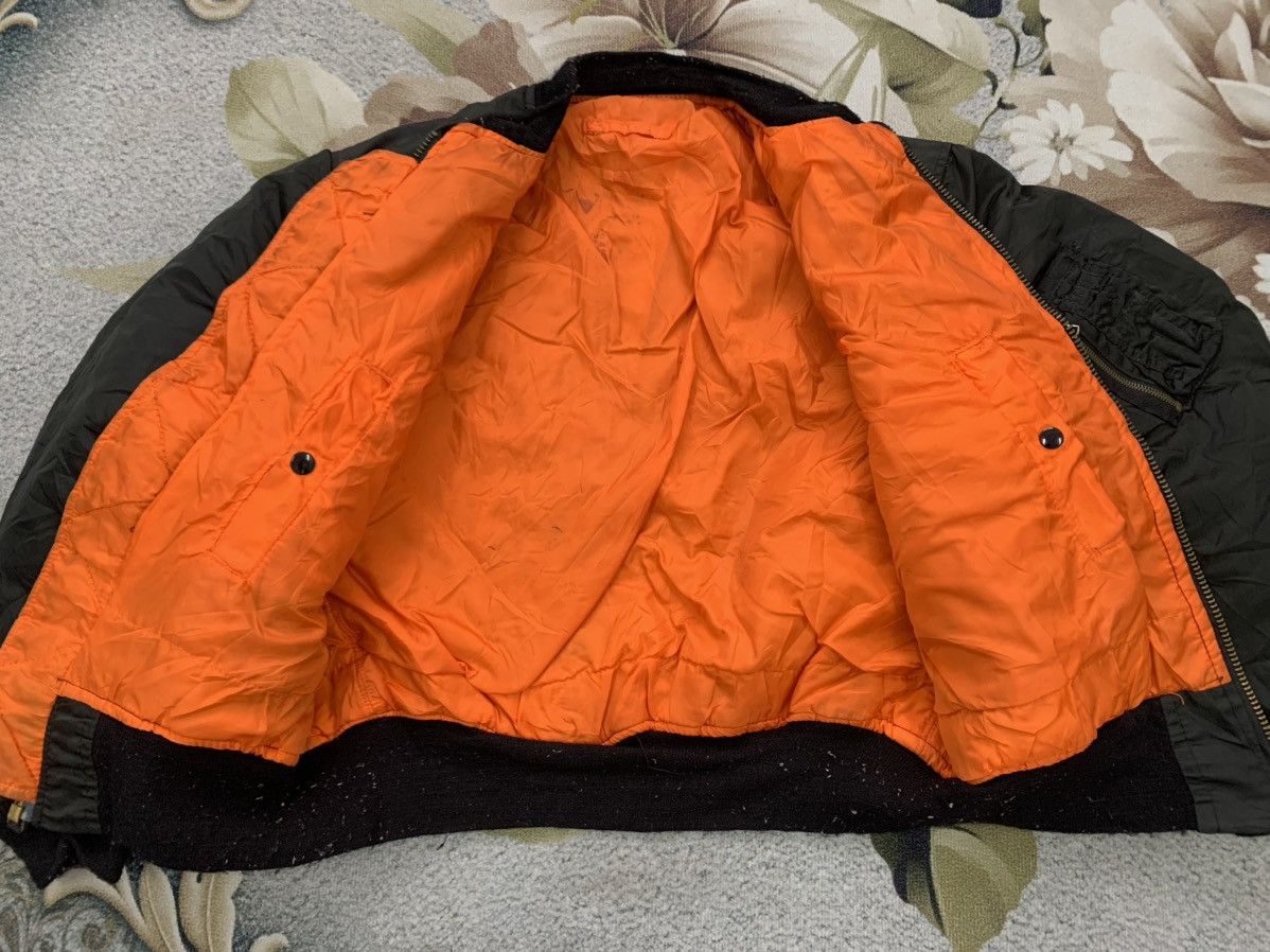 Alpha Industries × Vintage Vtg Alpha Industries Usaf MA-1 Bomber Jacket Zipper Ideal Size US L / EU 52-54 / 3 - 6 Thumbnail