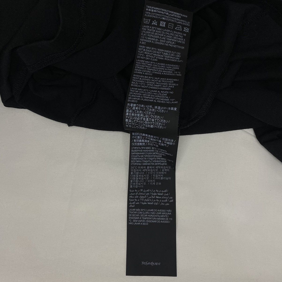 Saint Laurent Paris Saint Laurent Paris Rive Gauche Tee Size US S / EU 44-46 / 1 - 8 Thumbnail