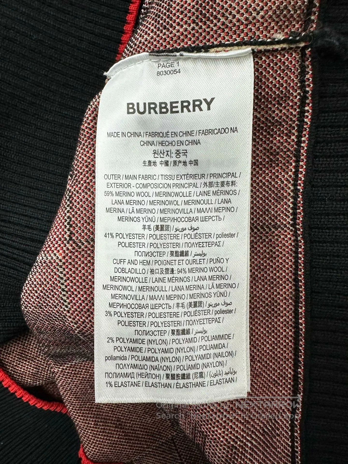 Burberry Burberry Black checkered knitting wool cardigan| Size US M / EU 48-50 / 2 - 4 Thumbnail