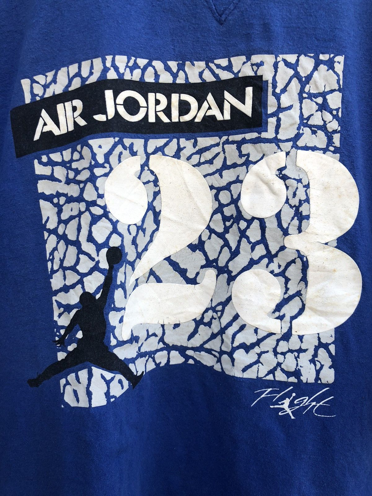 Nike × Vintage 2000s Vintage Nike Air Jordan Flight Tshirt Size US L / EU 52-54 / 3 - 6 Thumbnail