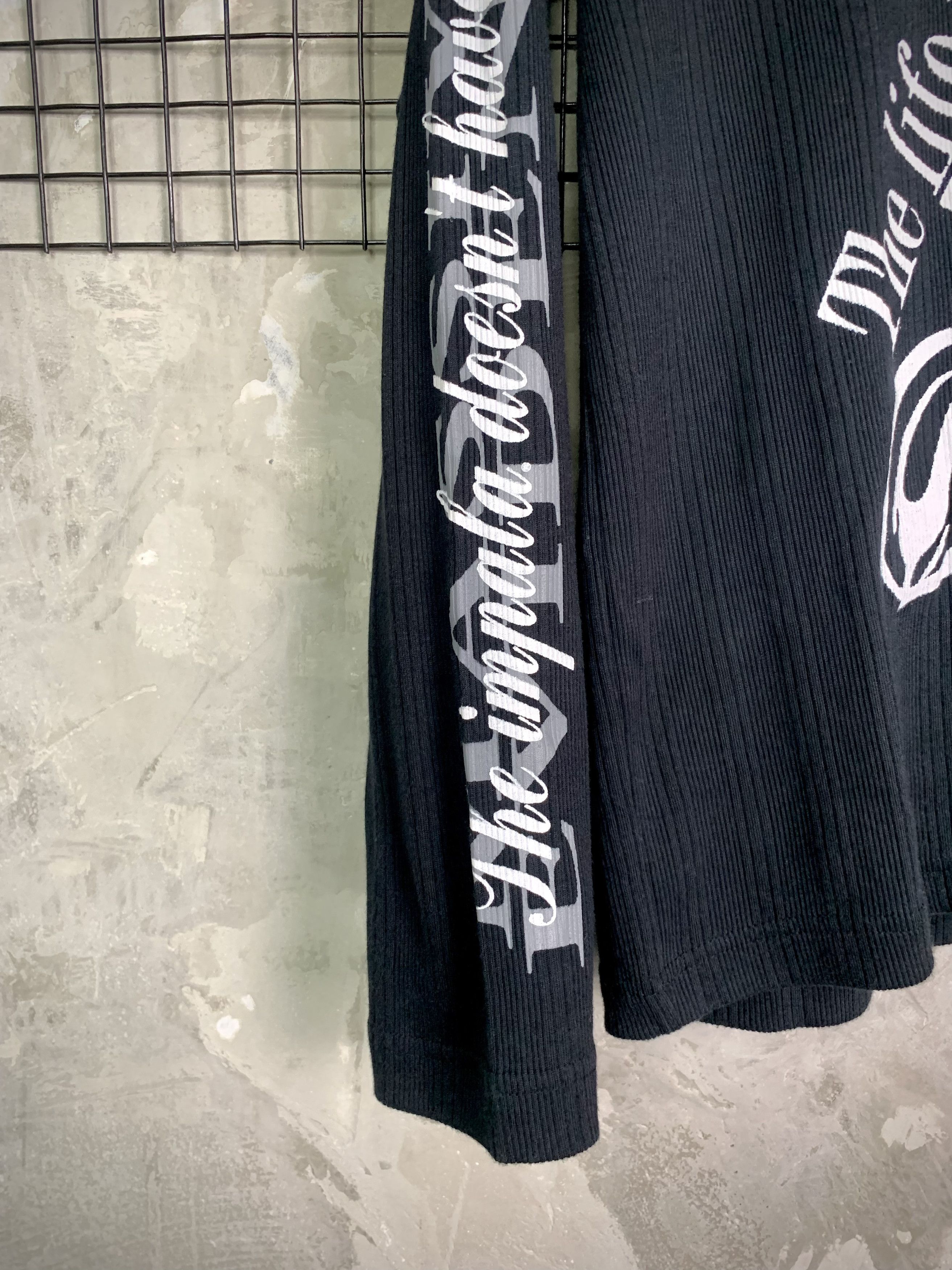 Hysteric Glamour Y2K Impala Grunge Graphic Poem LongSleeve Thermal V Neck Size US M / EU 48-50 / 2 - 3 Thumbnail