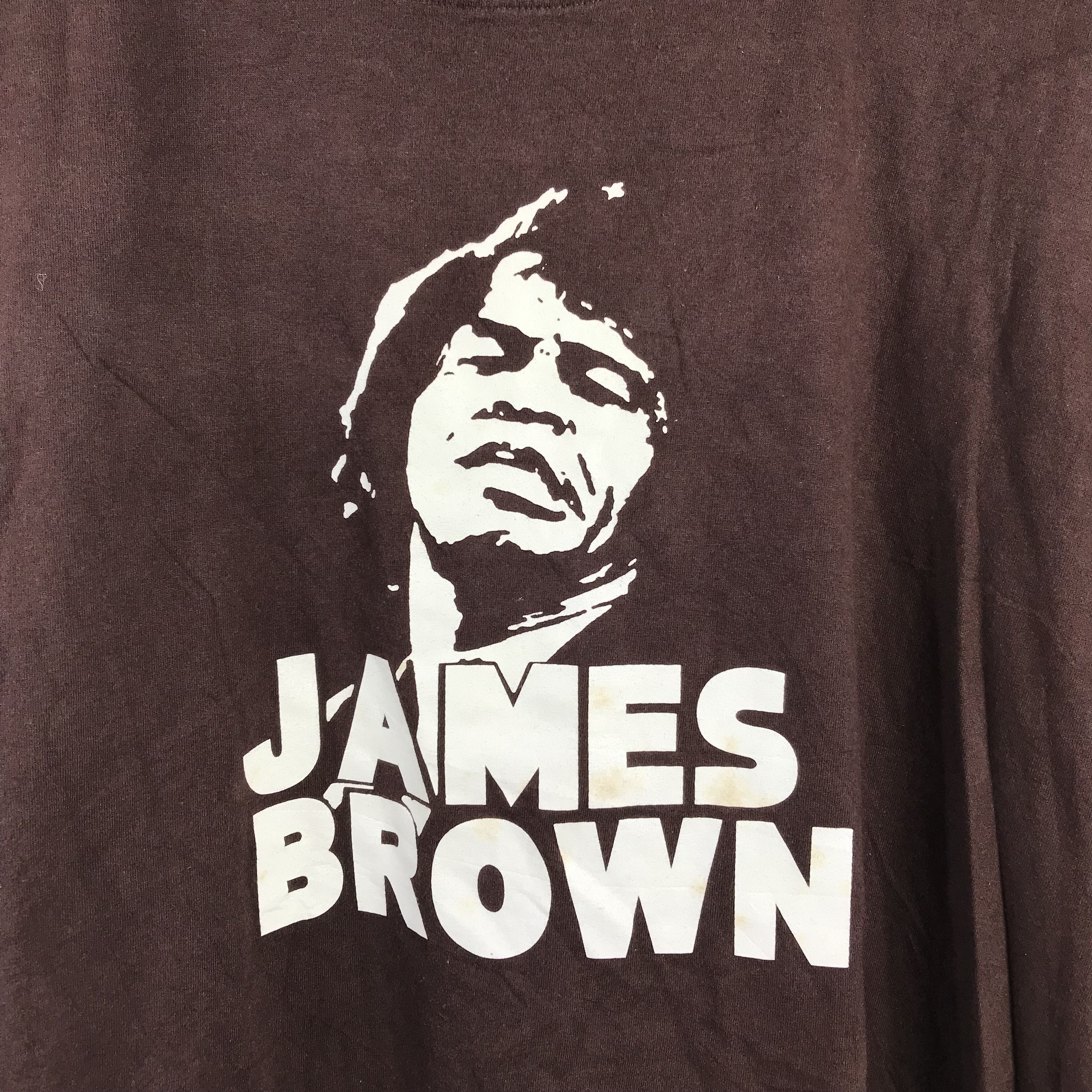 Rap Tees 90s James Brown im black and im proud T-Shirt Size US XL / EU 56 / 4 - 4 Thumbnail