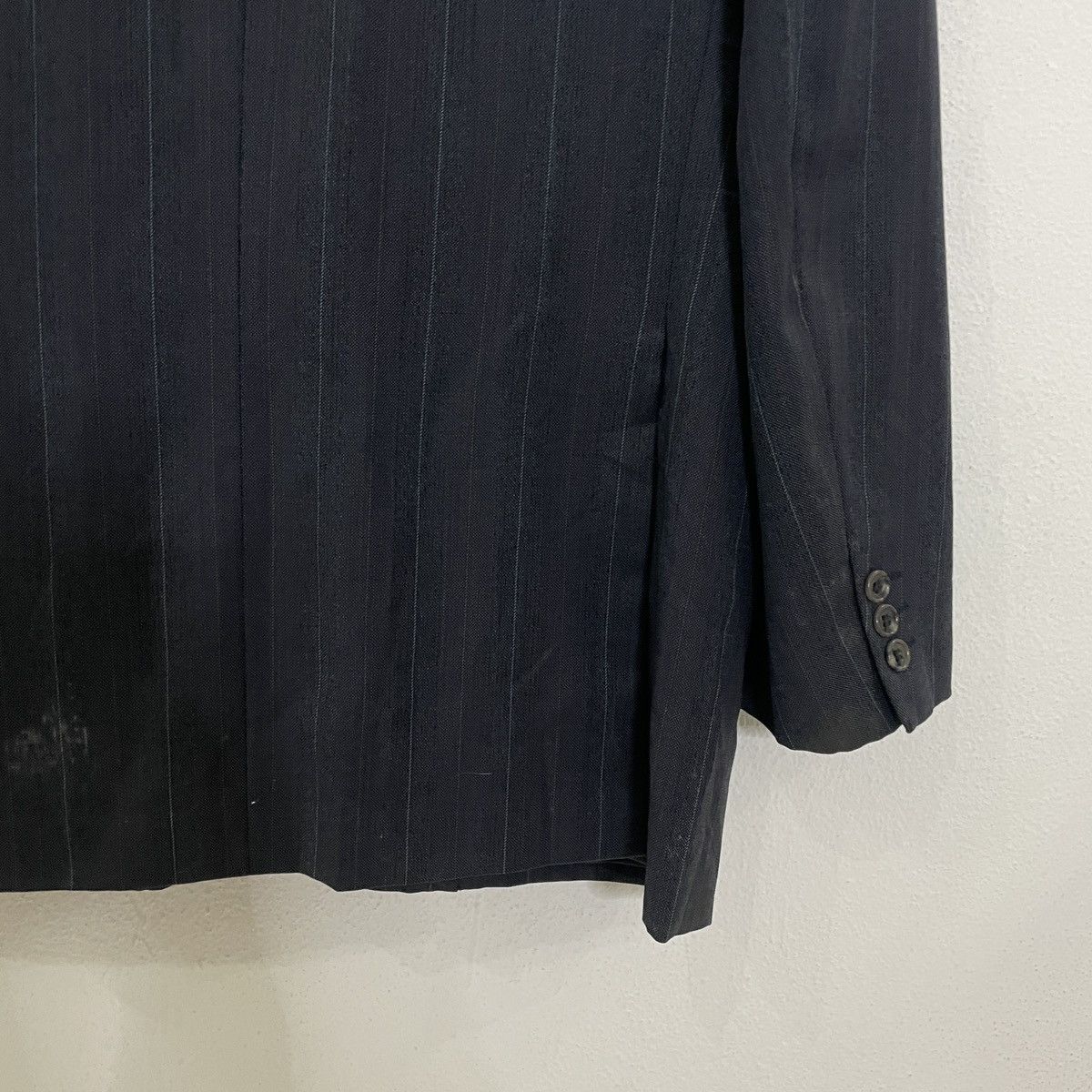 Yves Saint Laurent Vintage Yves Saint Lauren Stripe Coat Jacket Size US L / EU 52-54 / 3 - 8 Thumbnail