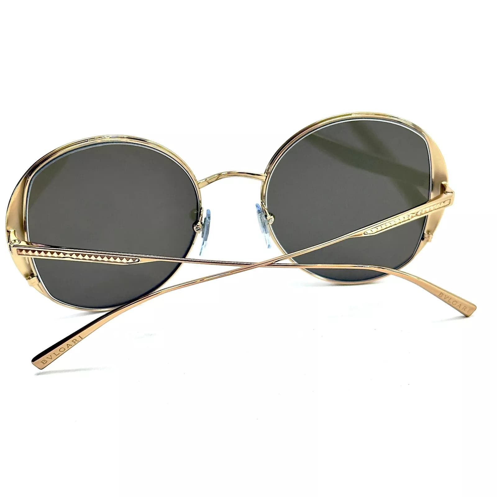 Bvlgari BVLGARI BV6169 Rose Round Metal Fashion Sunglasses 6169 Size ONE SIZE - 7 Thumbnail
