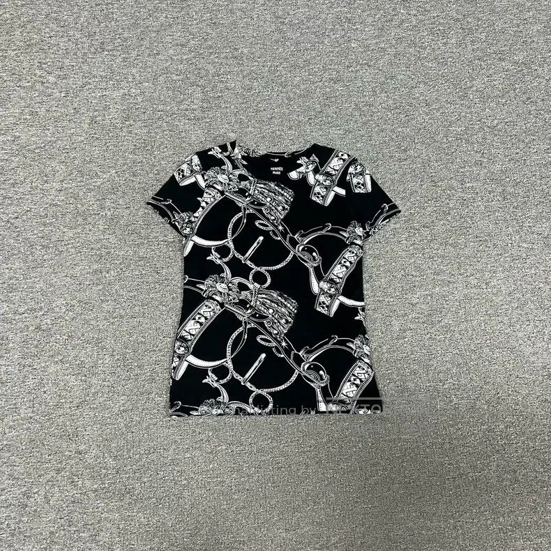 Hermes Hermes Printed Short-Sleeve T-Shirt Size XS / US 0-2 / IT 36-38 - 1 Thumbnail