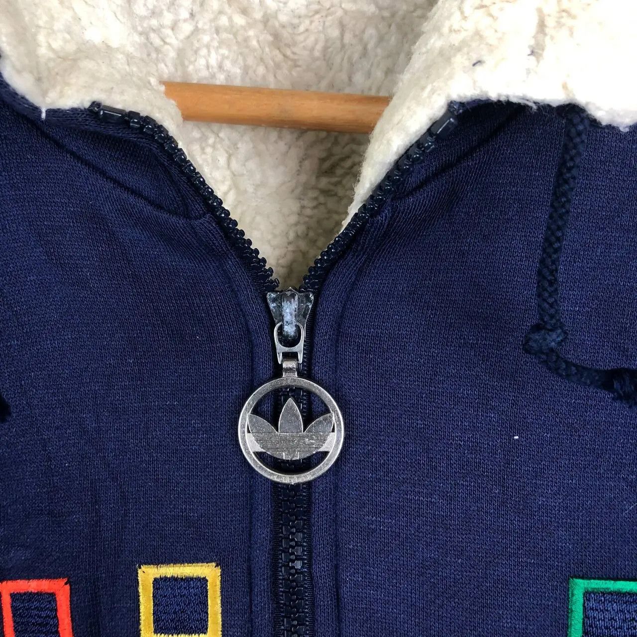 Adidas Vintage ADIDAS ORIGINALS Trefoil Hoodie Jacket 3 Stripes Size US L / EU 52-54 / 3 - 6 Thumbnail