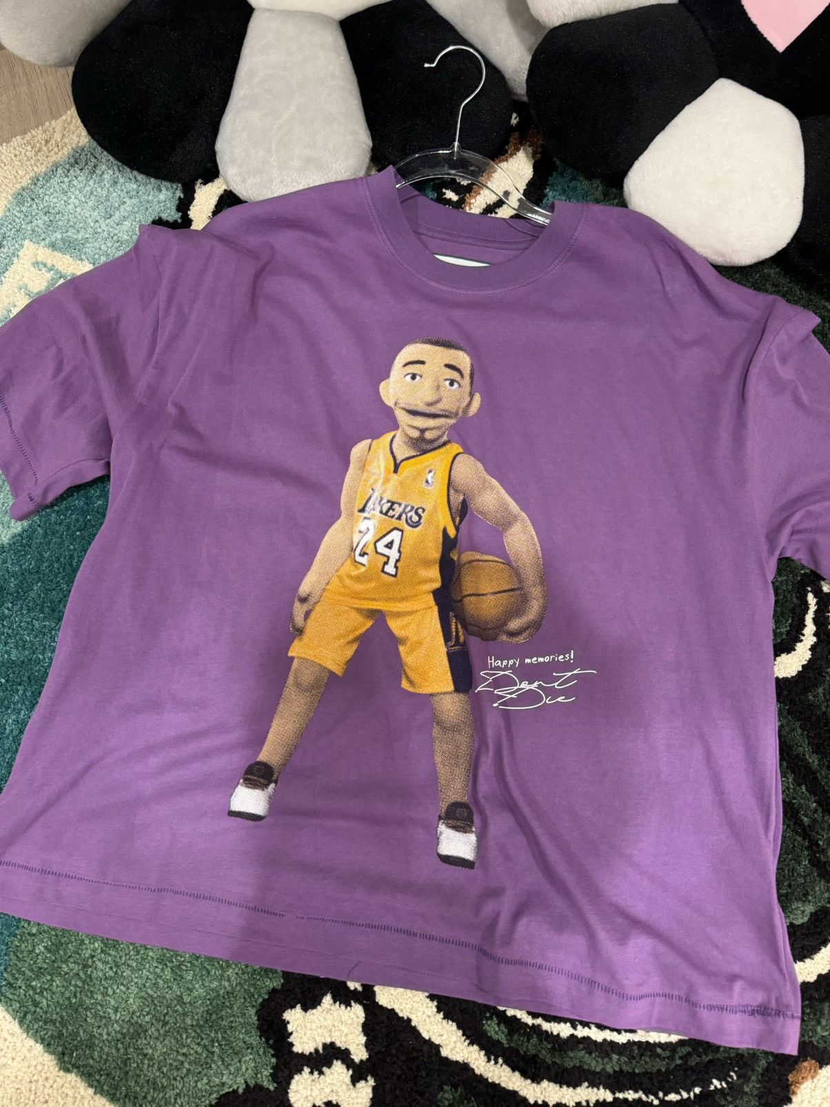 image of Hmddla Kobe Bryant Tee Purple Size Small, Men's