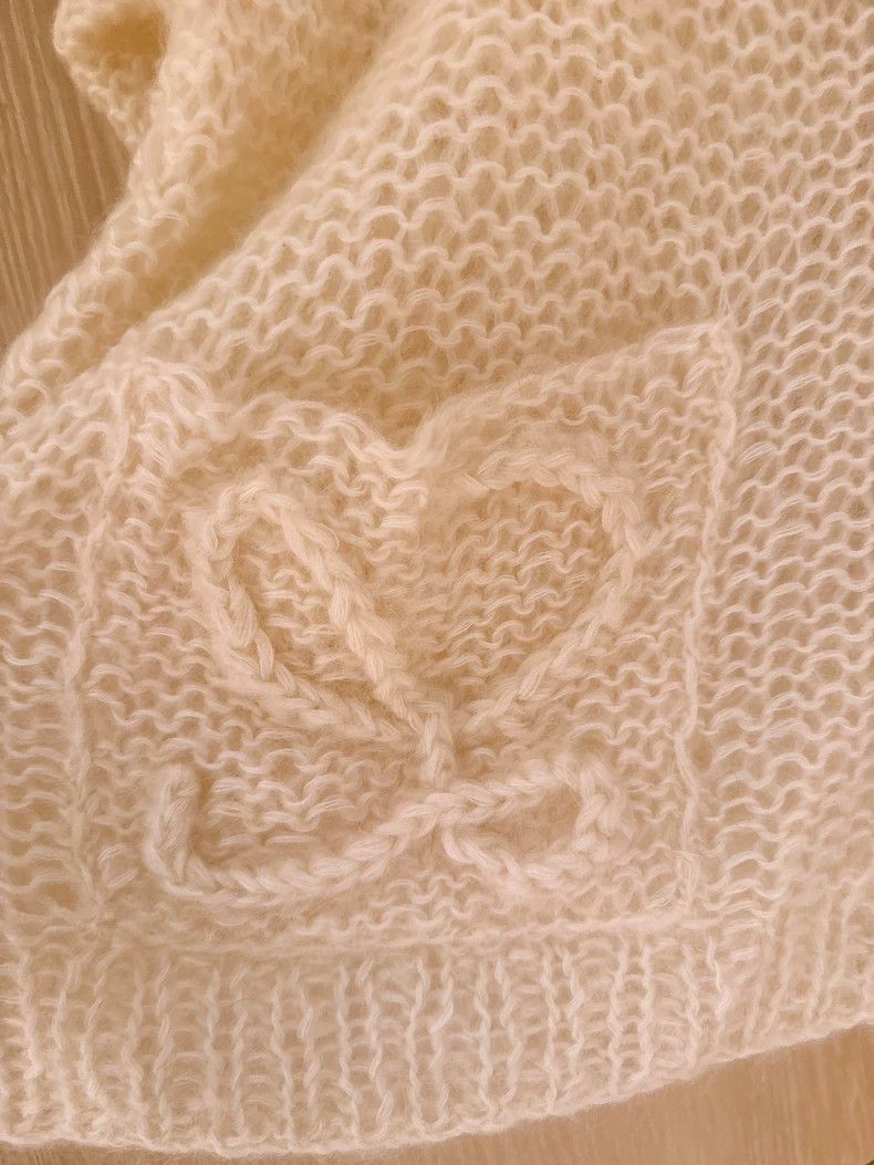 Loewe LOEWE Super large logo horsehair knit sweater Size M / US 6-8 / IT 42-44 - 4 Thumbnail
