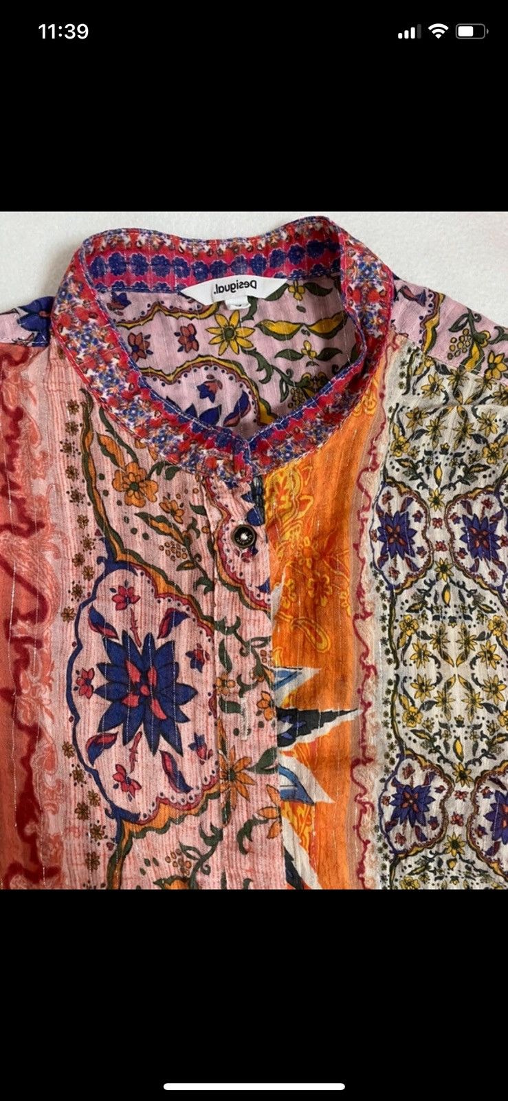 Desigual Boho shirt Colourful Size S / US 4 / IT 40 - 4 Thumbnail