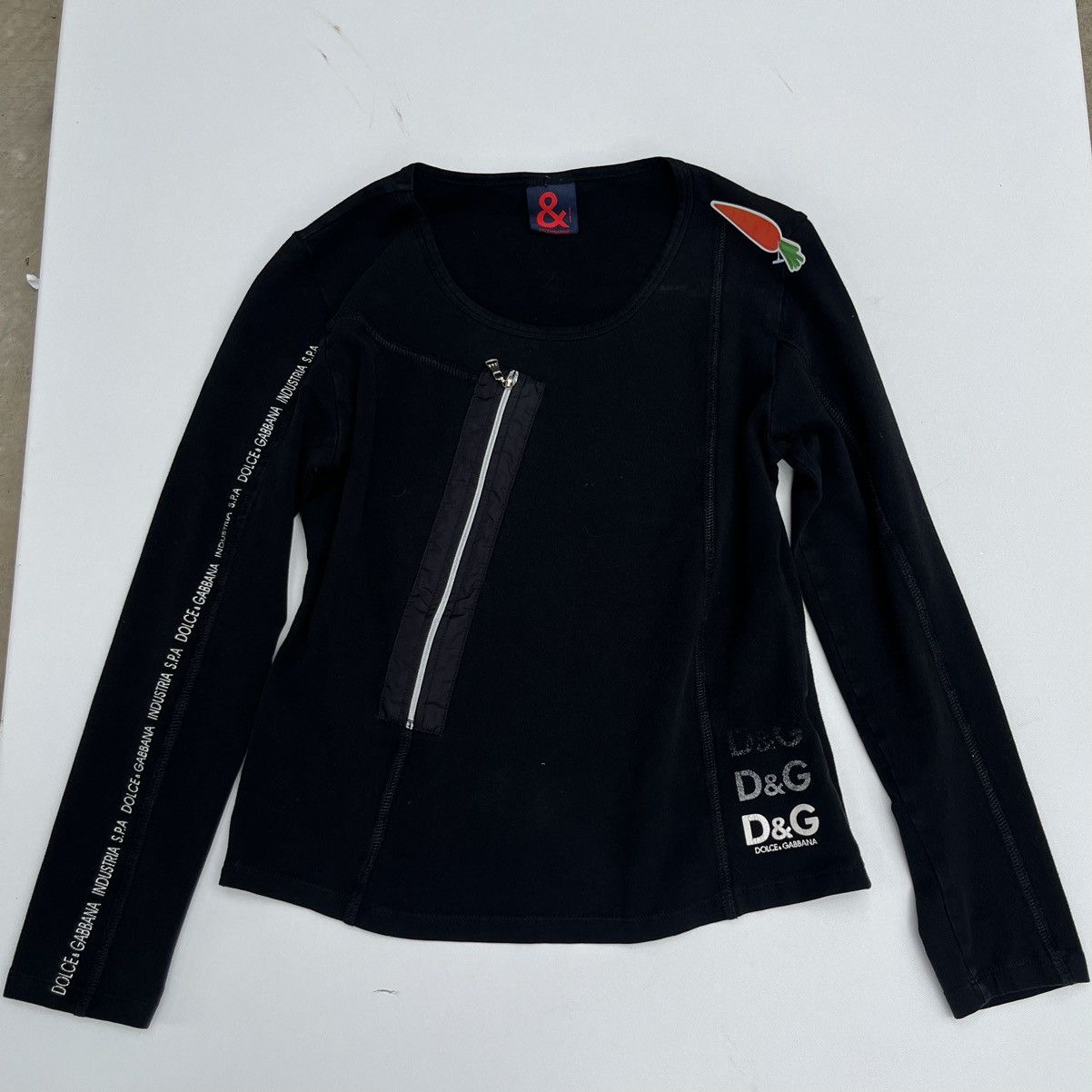 Designer × Dolce & Gabbana Vintage RARE Dolce & Gabbana Graphic 90s Ittiere Line Size XL / US 12-14 / IT 48-50 - 1 Thumbnail