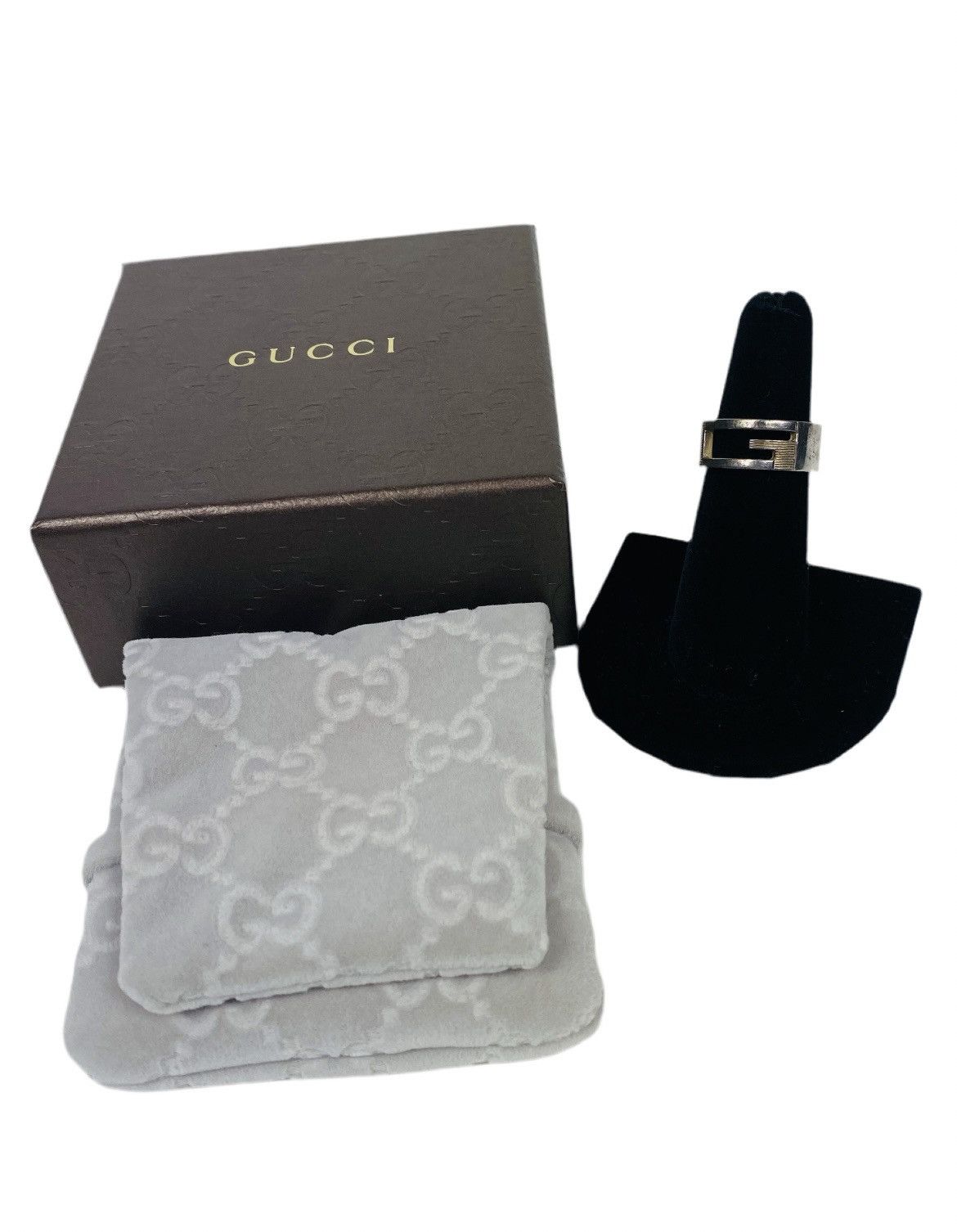 Gucci Gucci .925 Silver G Ring Size IT 12 Size ONE SIZE - 1 Thumbnail