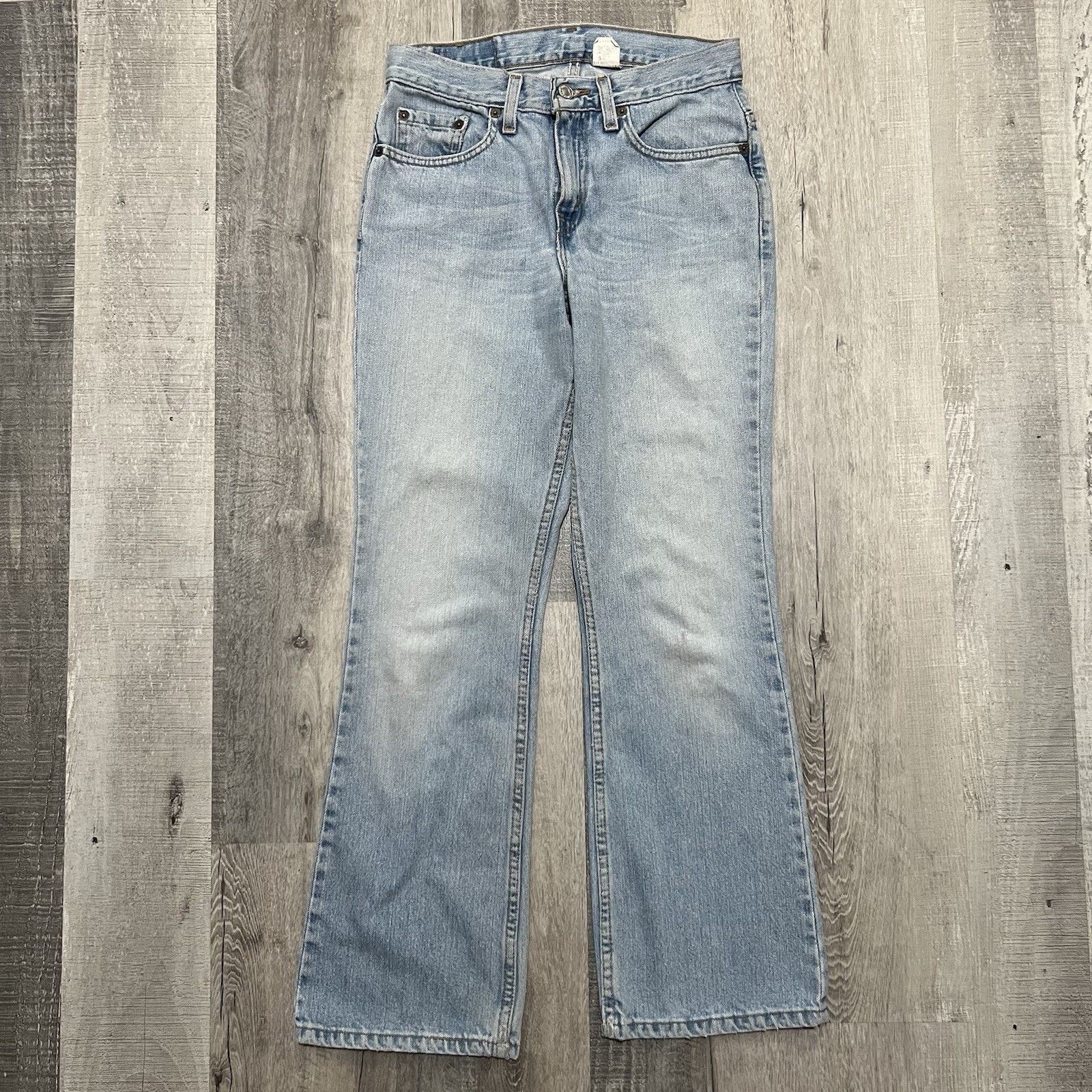 Levi's Vintage Levis 515 Jeans Womens 4 SM Blue Low Rise Boot Cut Size 27" / US 4 / IT 40 - 1 Thumbnail