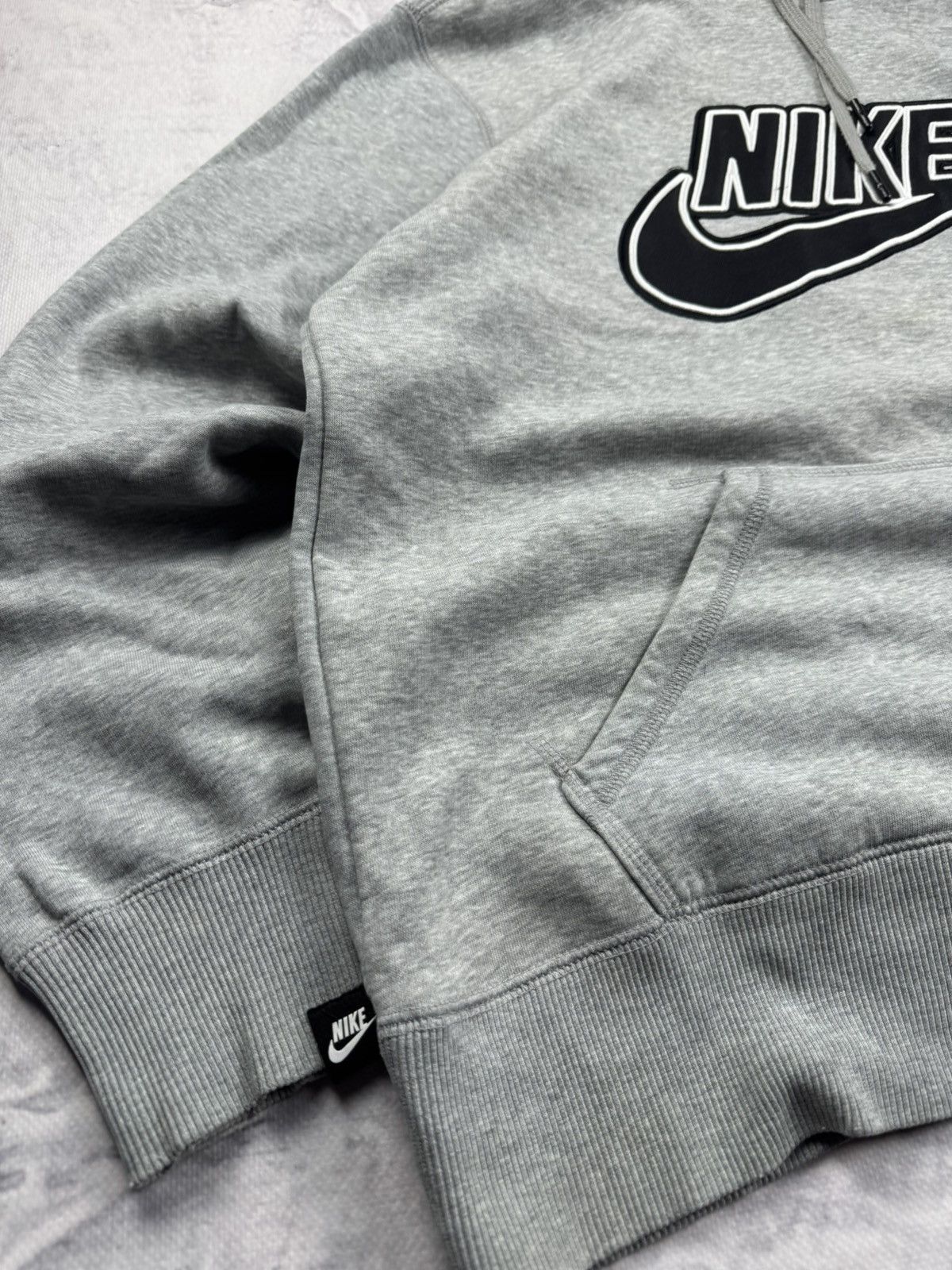 Nike × Vintage NIKE VINTAGE CENTER LOGO OVERSIZE BOXY HOODIE Size US L / EU 52-54 / 3 - 3 Thumbnail