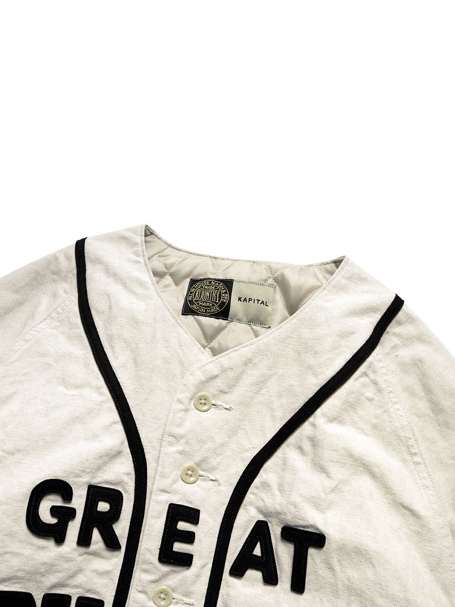 Kapital Kapital Canvas GREAT KOUNTRY Night Game Baseball Shirt Size US L / EU 52-54 / 3 - 4 Thumbnail
