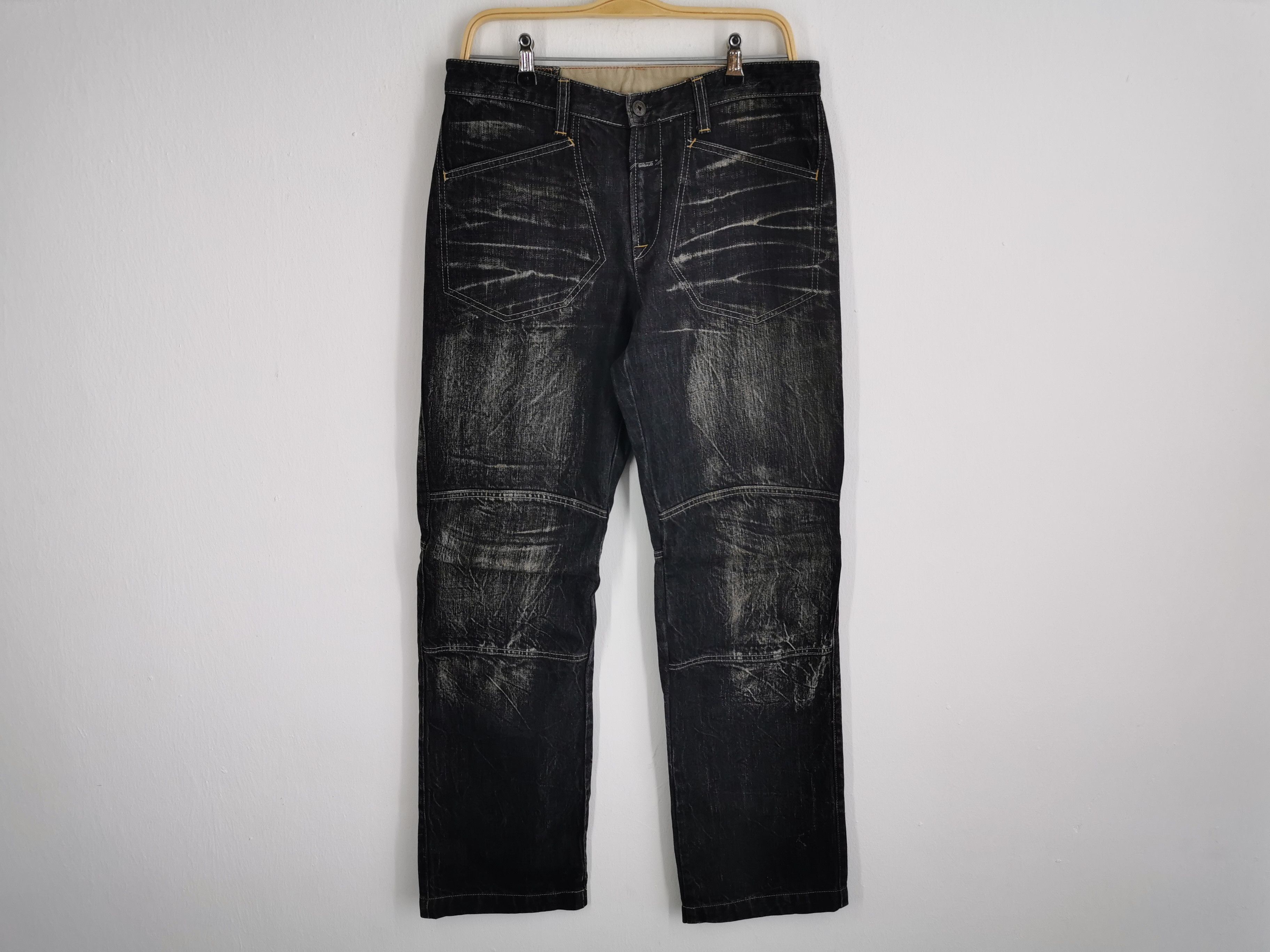 Marithe + Francois Girbaud Distressed Vintage Marithe Francois Girbaud Double Knee Size US 33 - 2 Thumbnail